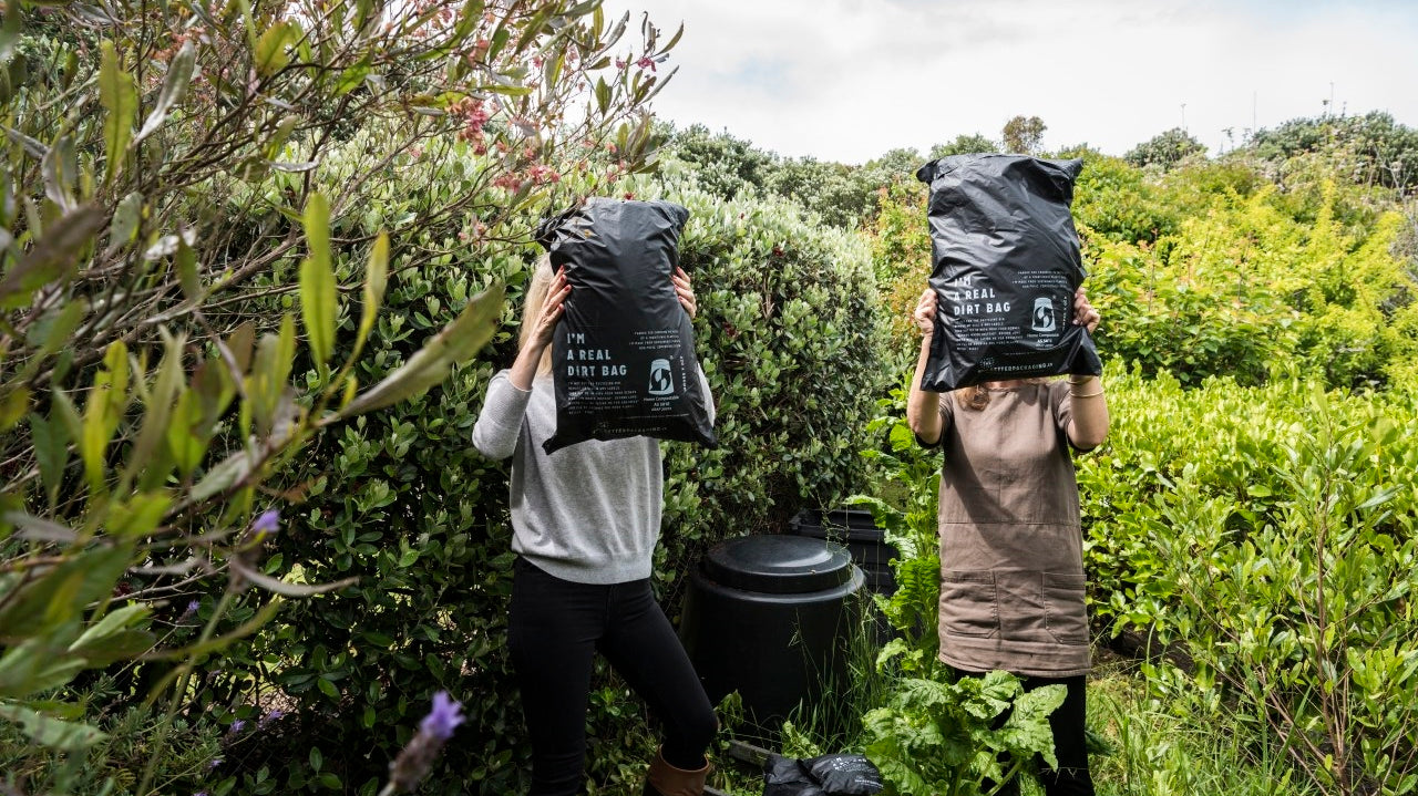 Proud to be (Compostable) 'Dirt Bags'