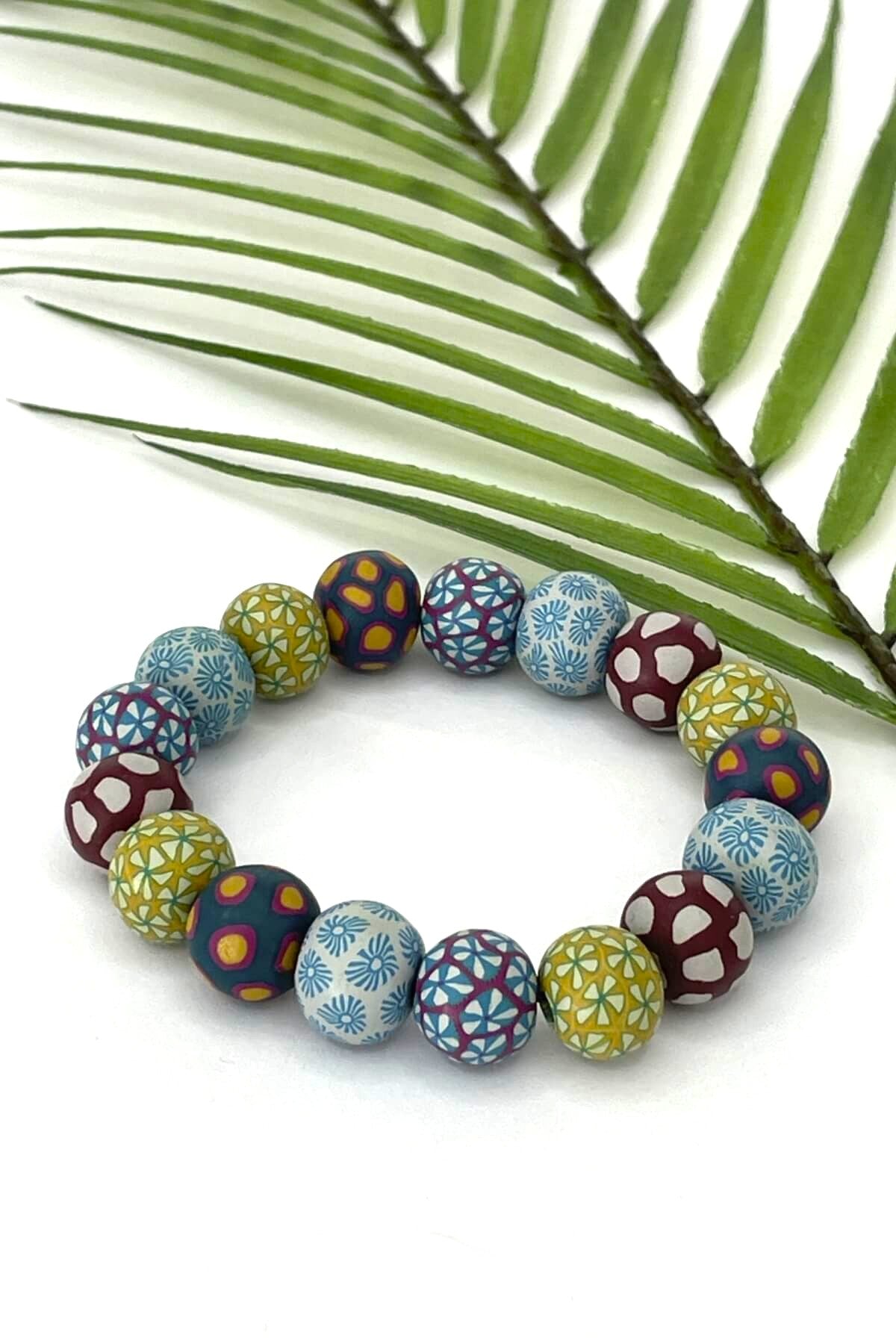 Samunnat Ethical Polymer Clay Mala Bracelets made in Nepal