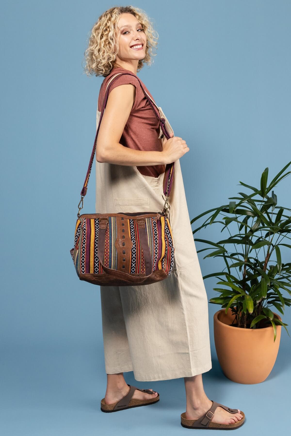 Surya Australia Organic Buffalo Leather Bags from Nepal - Finistere