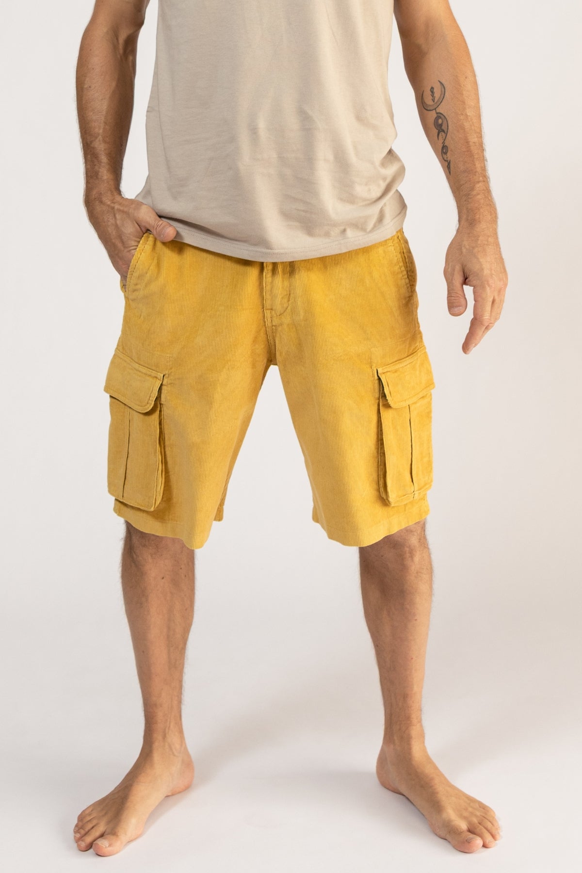 Cotton Corduroy Shorts for Men