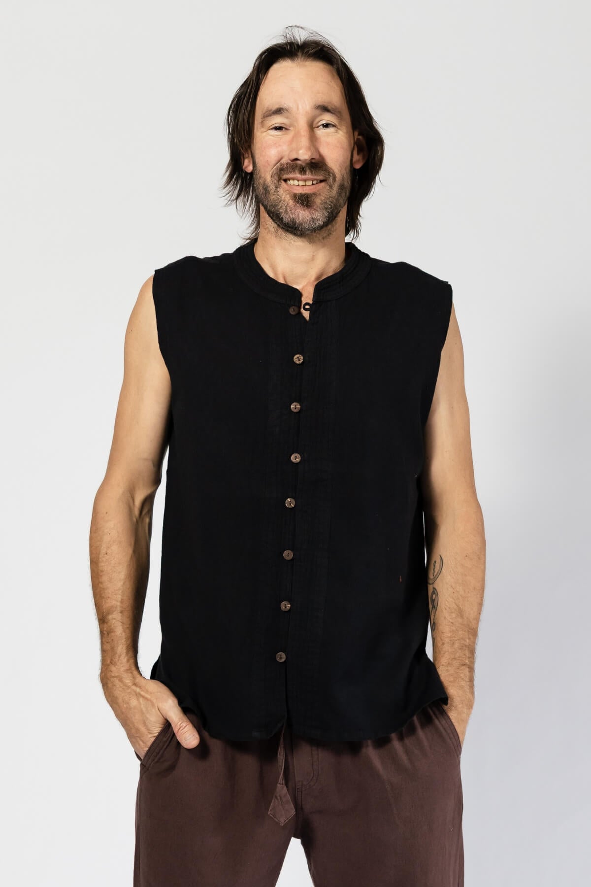 Cotton Sleeveless Shirt for Men