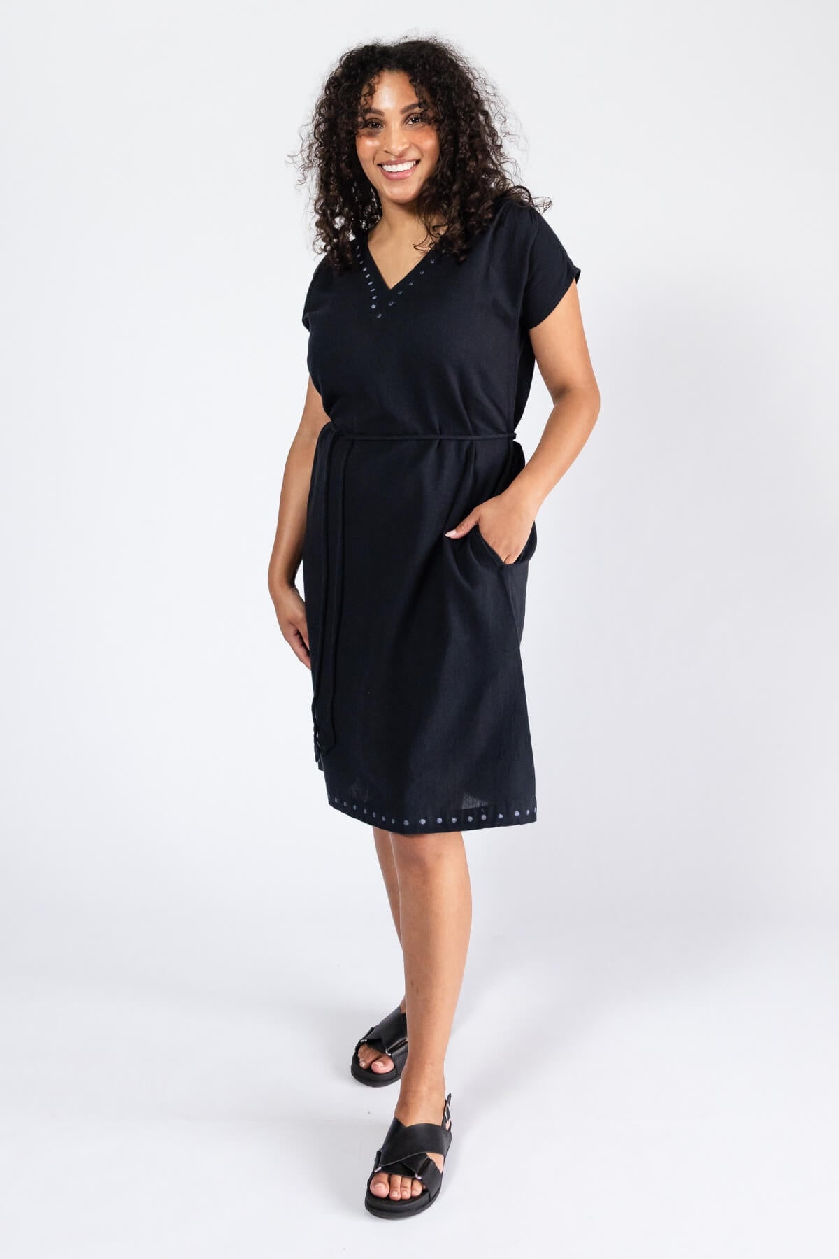 Surya Lightweight Cotton Summer Dress - ethically made in Nepal