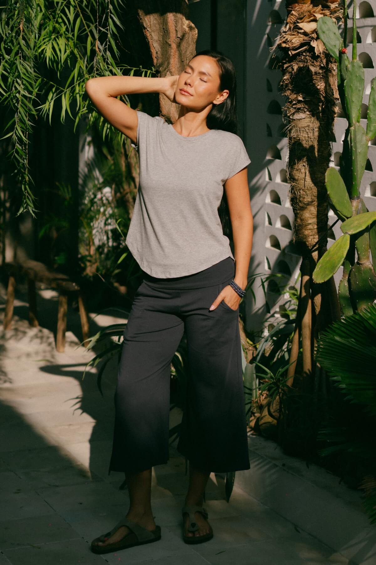 Surya Organic Cotton Cropped Pants - cropped freedom pants