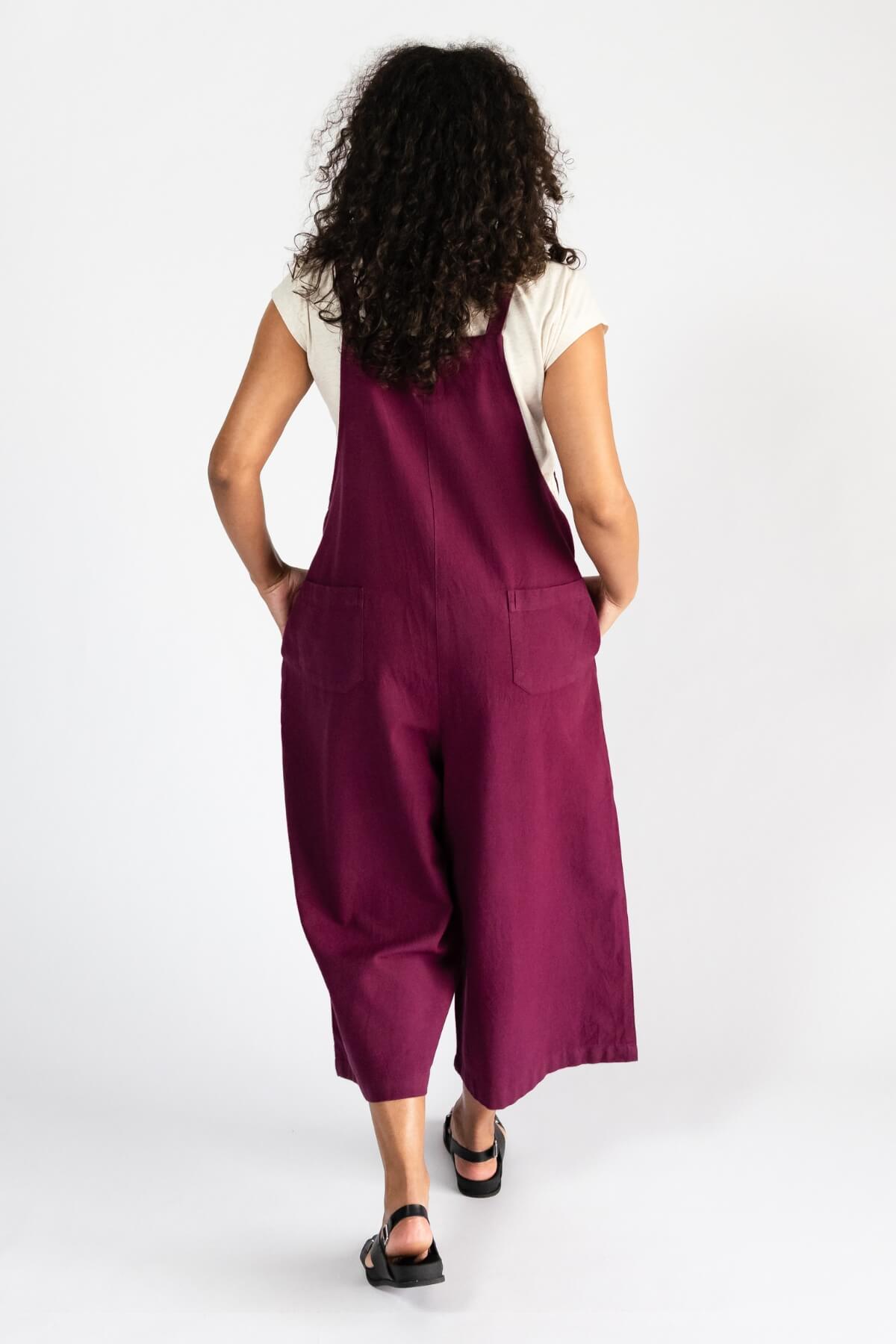 Surya Everyday Cotton Juanita Overalls - rear view