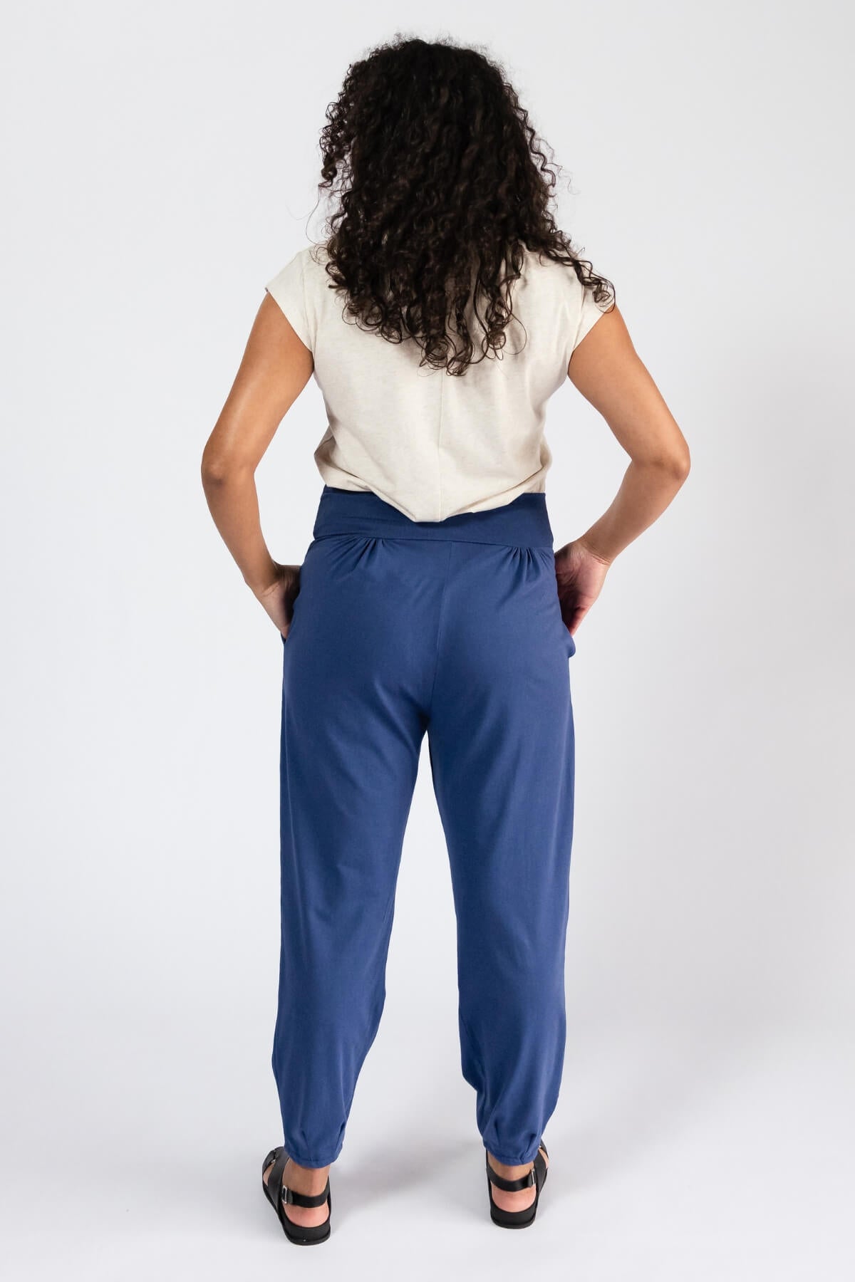 Surya Organic Cotton Everyday Pants - rear view