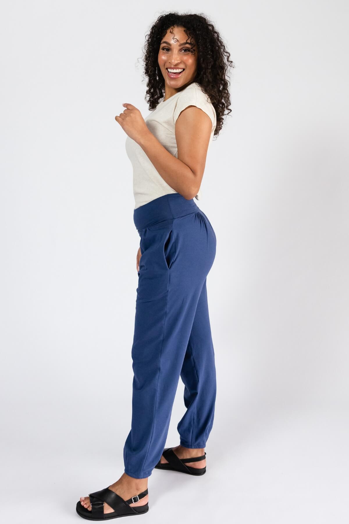 Surya Organic Cotton Everyday Pants - left side view