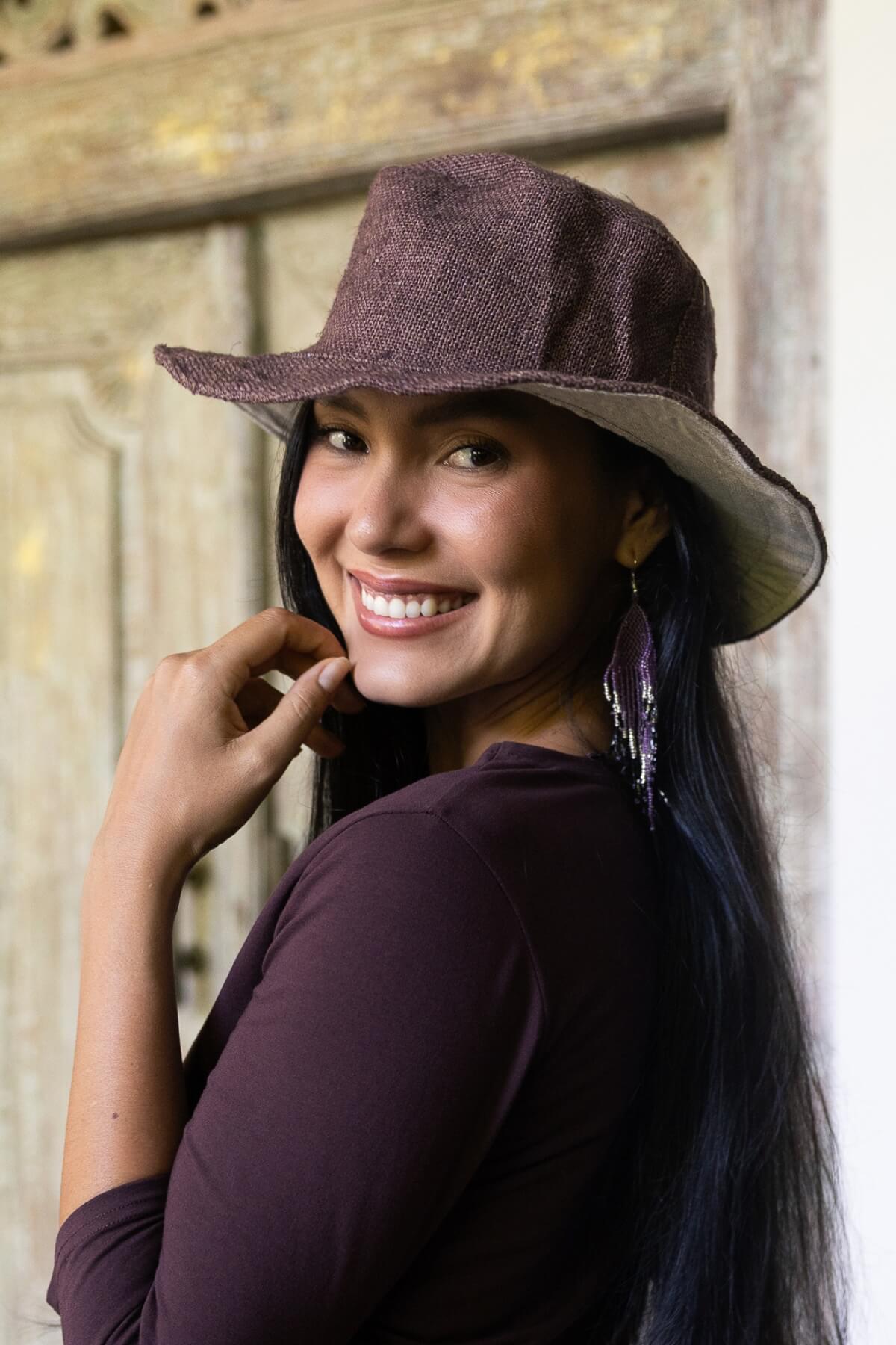 Surya Australia Hemp Hat for women - brown