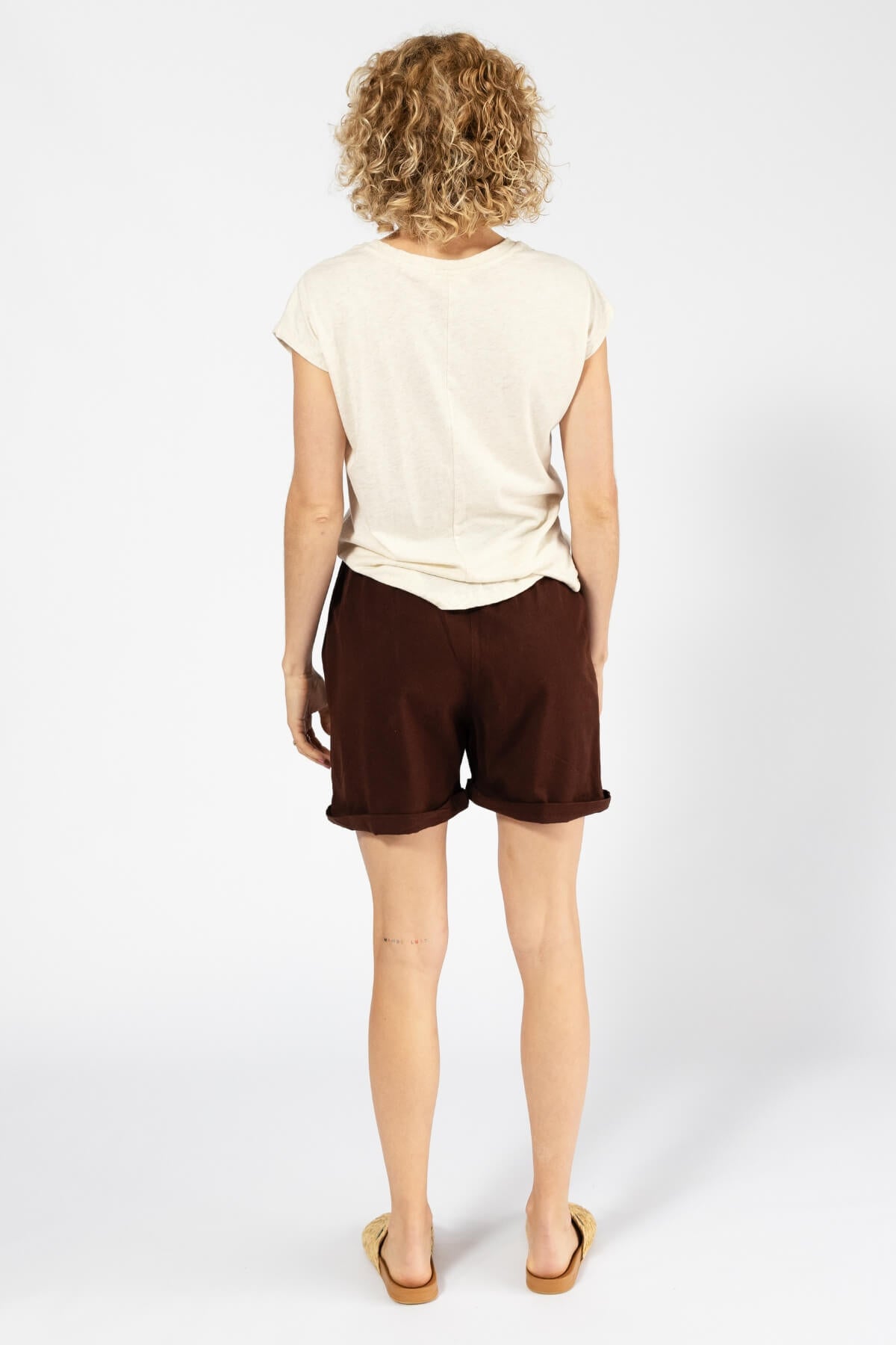 Surya Cotton Sierra Shorts made in Nepal - Chocolate