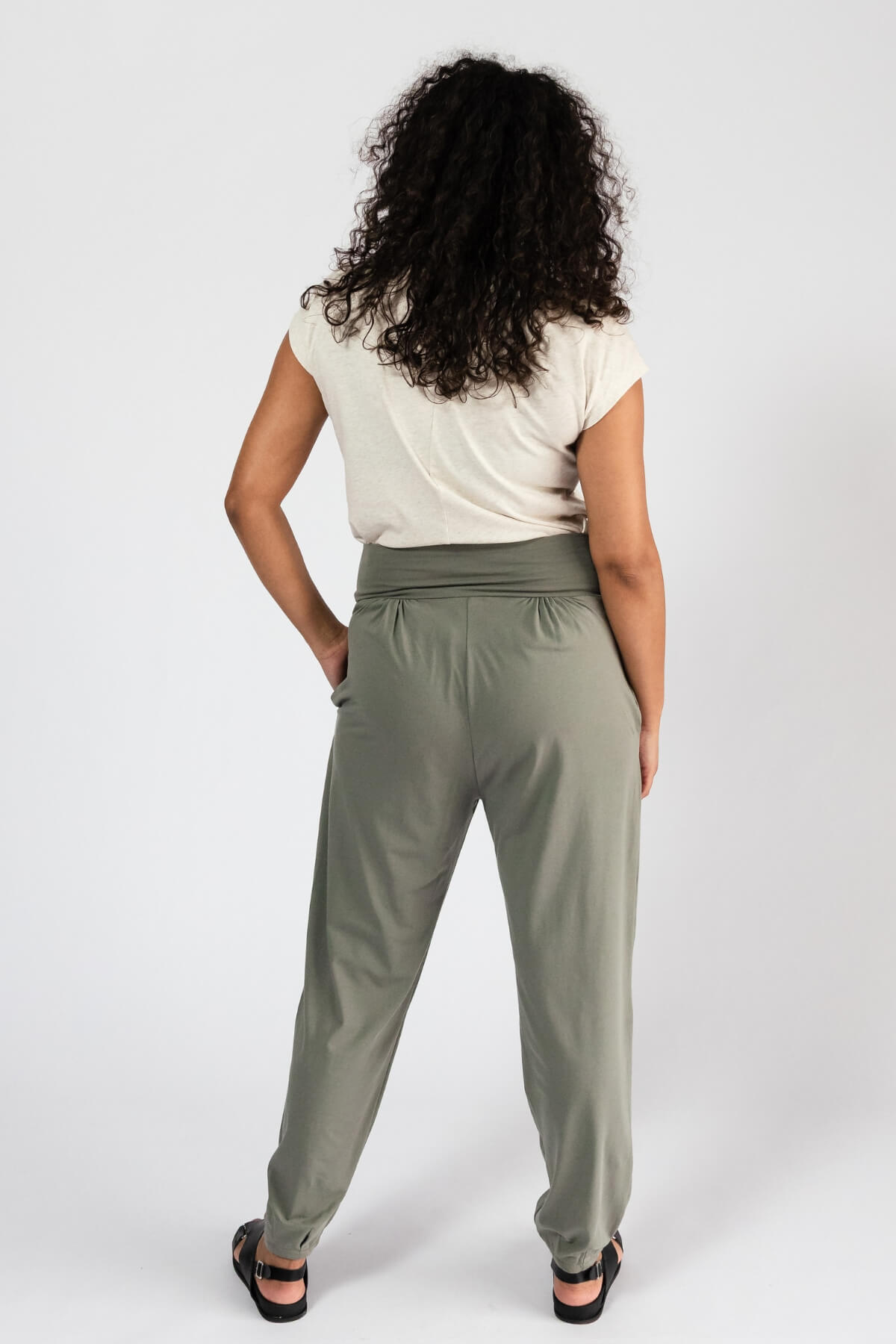 Surya Organic Cotton Everyday Pants | rear view
