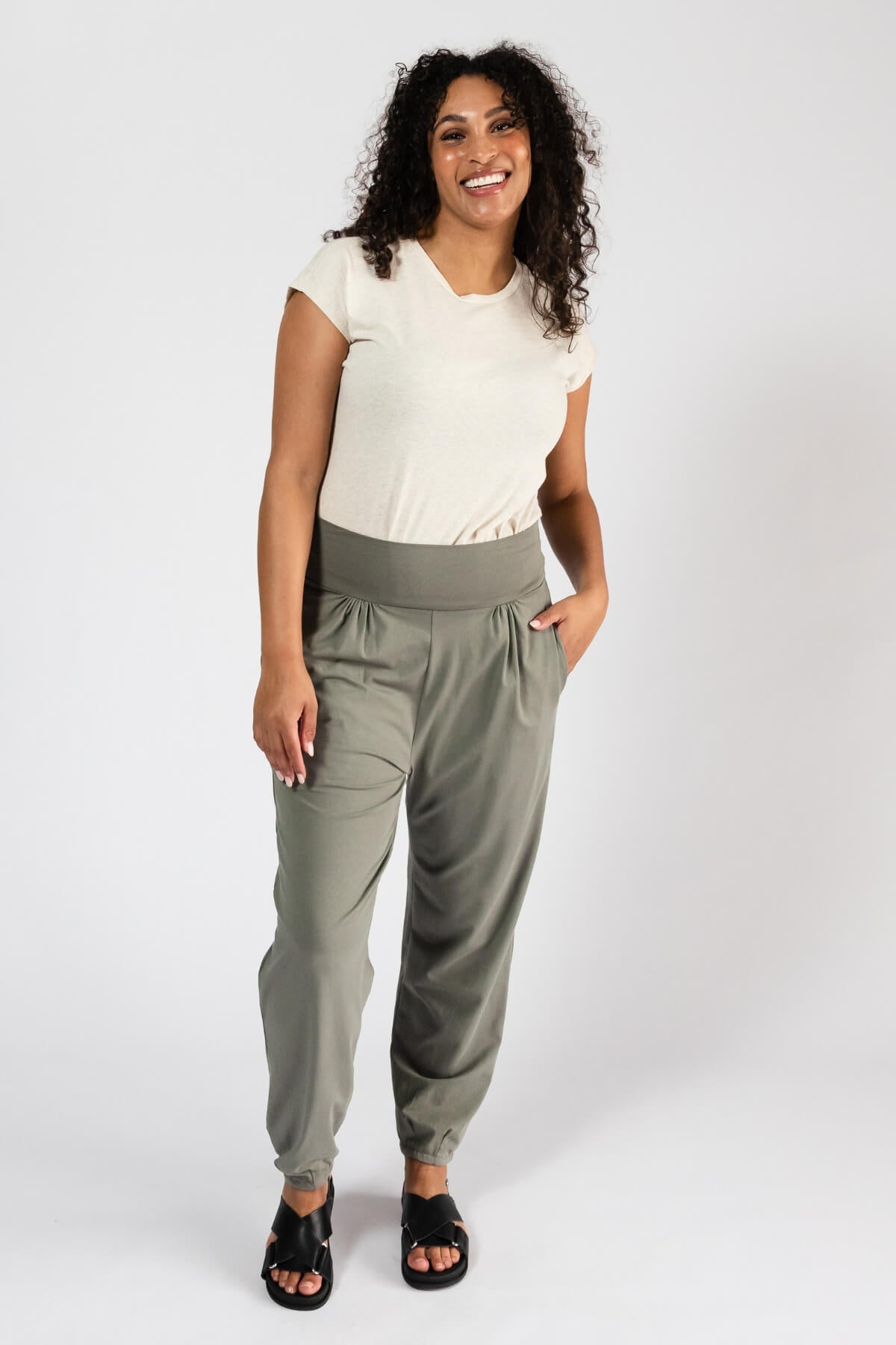 Surya Organic Cotton Everyday Pants | Sage