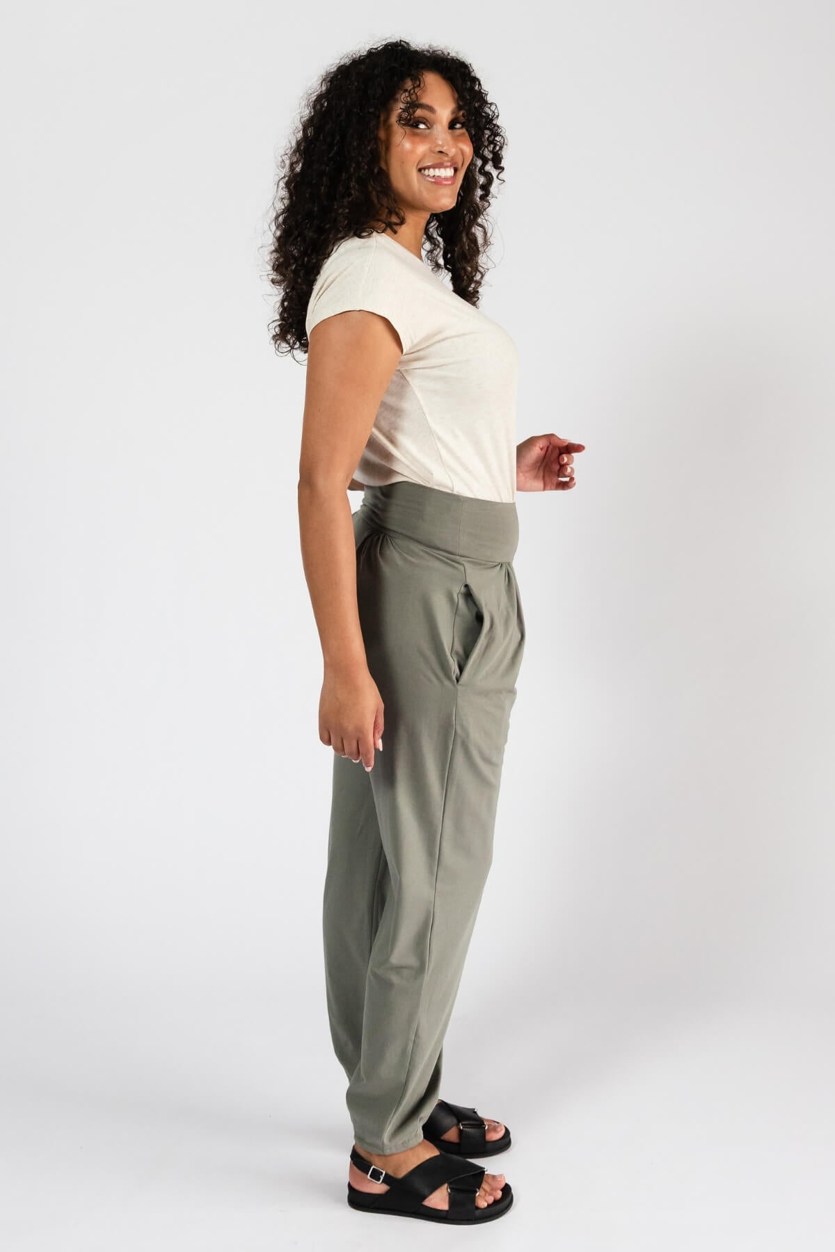Surya Organic Cotton Drift Pants - right side view