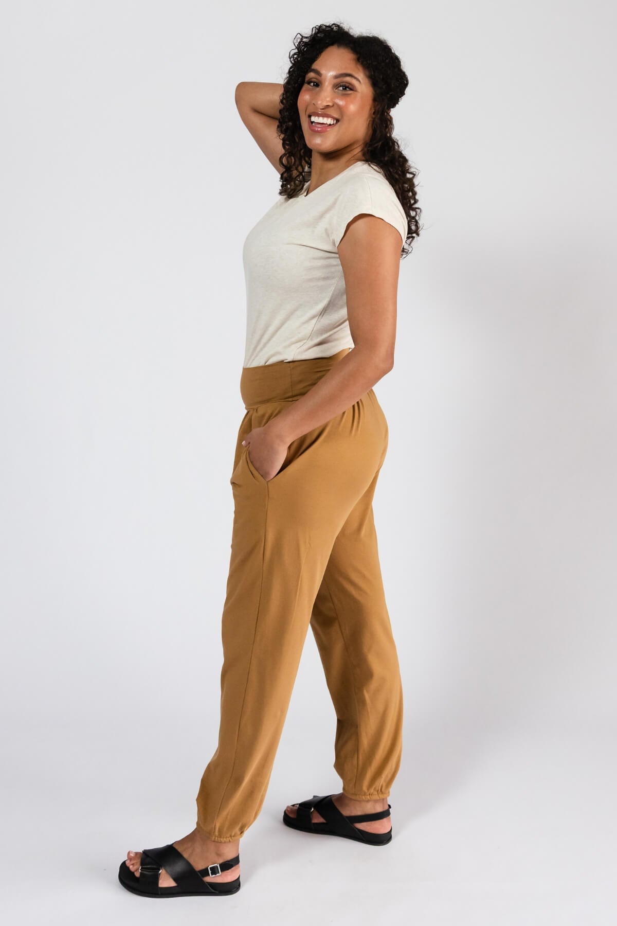 Surya Organic Cotton Drift Pants - left side view