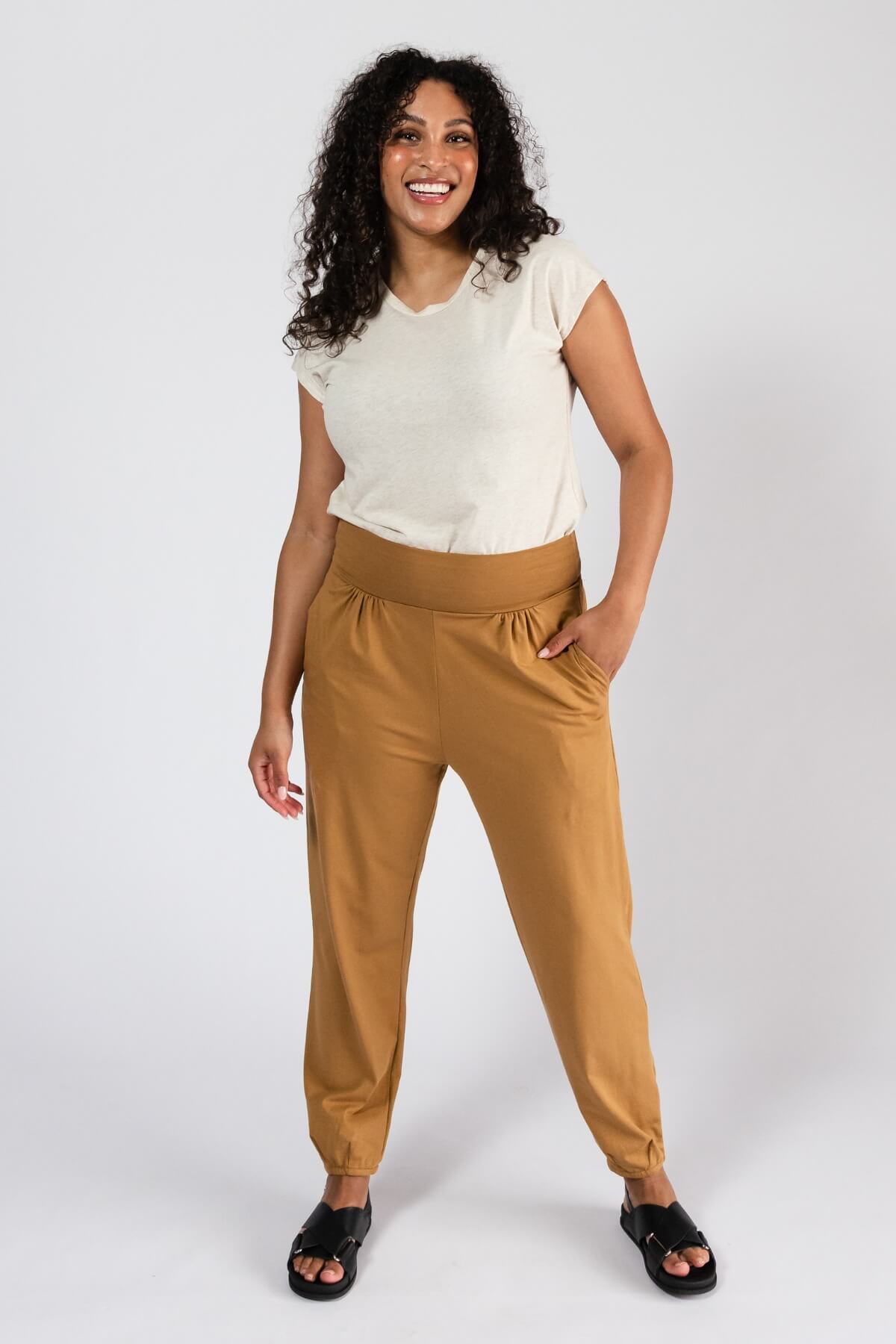 Surya Organic Cotton Drift Pants - comfortable stretchy waistband