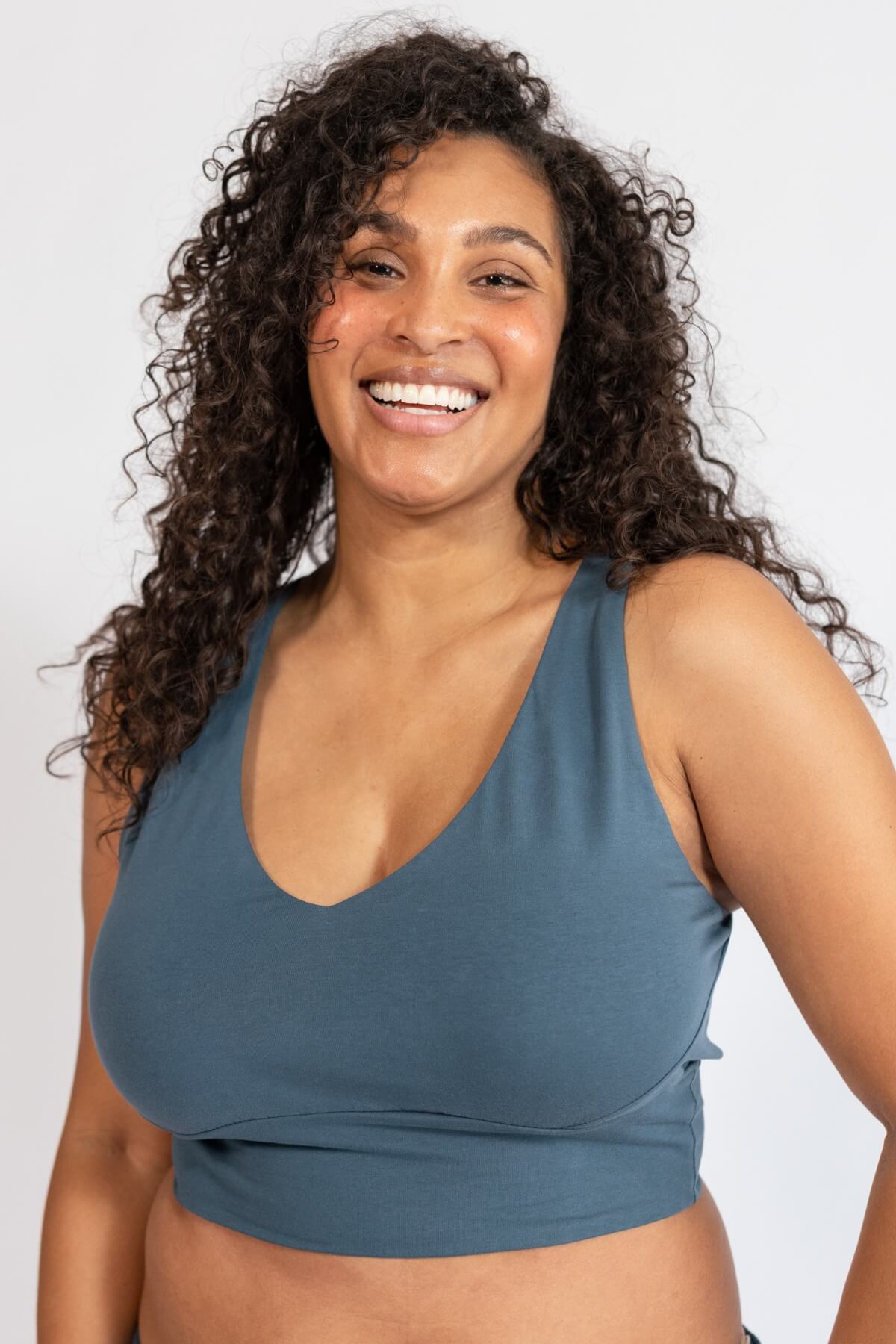 Organic Cotton Bralette - stretchy, comfortable fabric