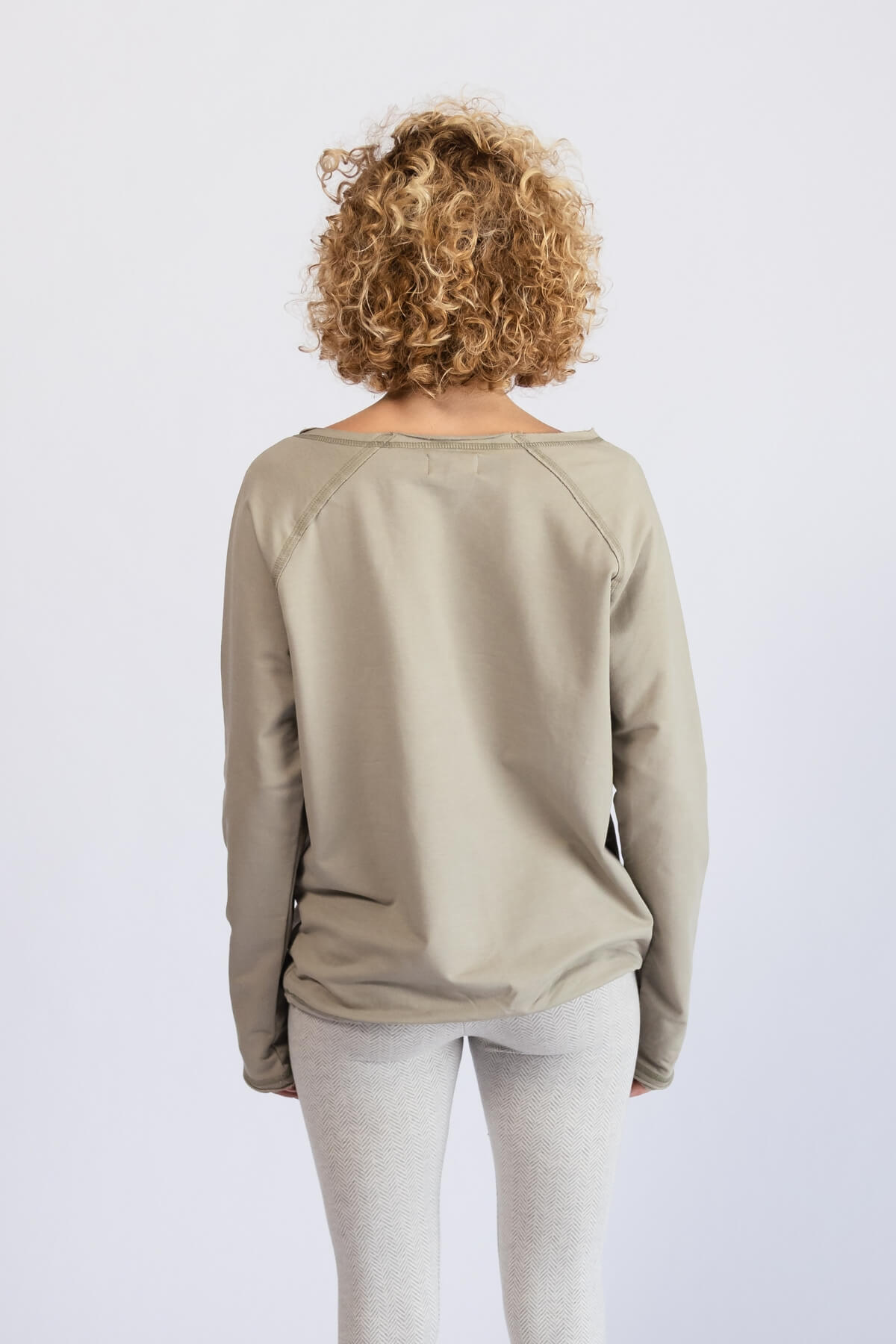 Surya Ethical Organic Cotton Oversized Jumper - rear view