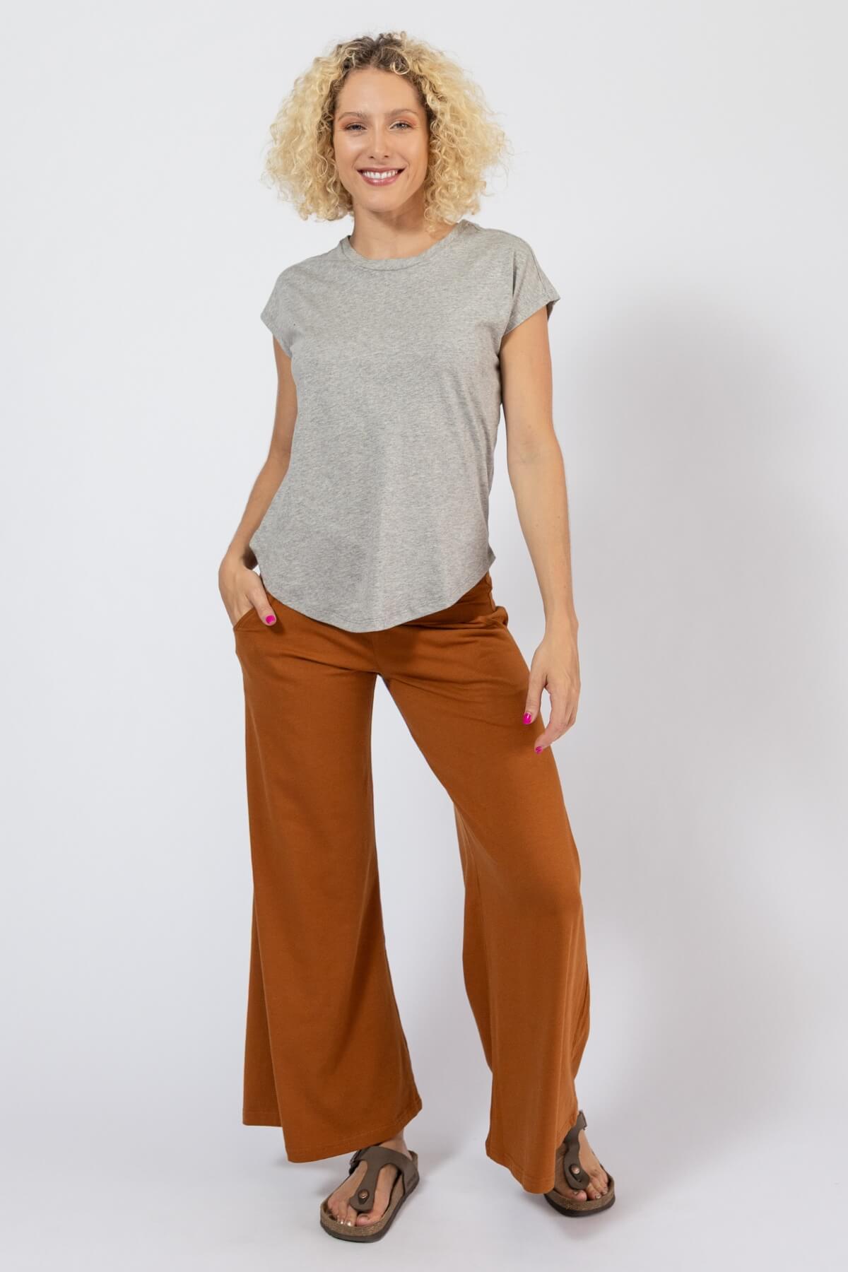 Organic Cotton Freedom Pants - Caramel