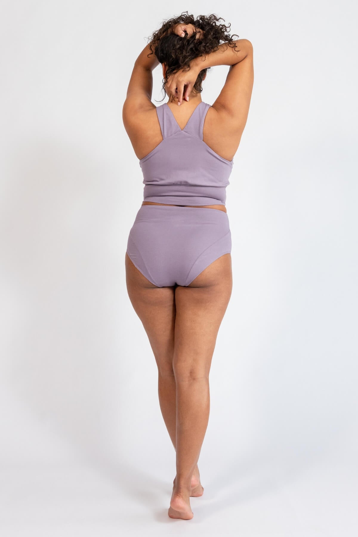Organic Crop Top for Women - rear view