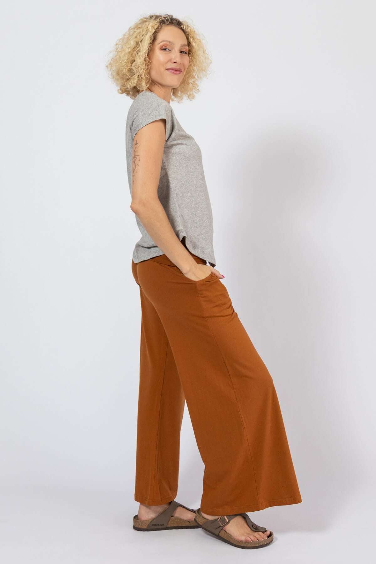 Organic Cotton Freedom Pants - left side view