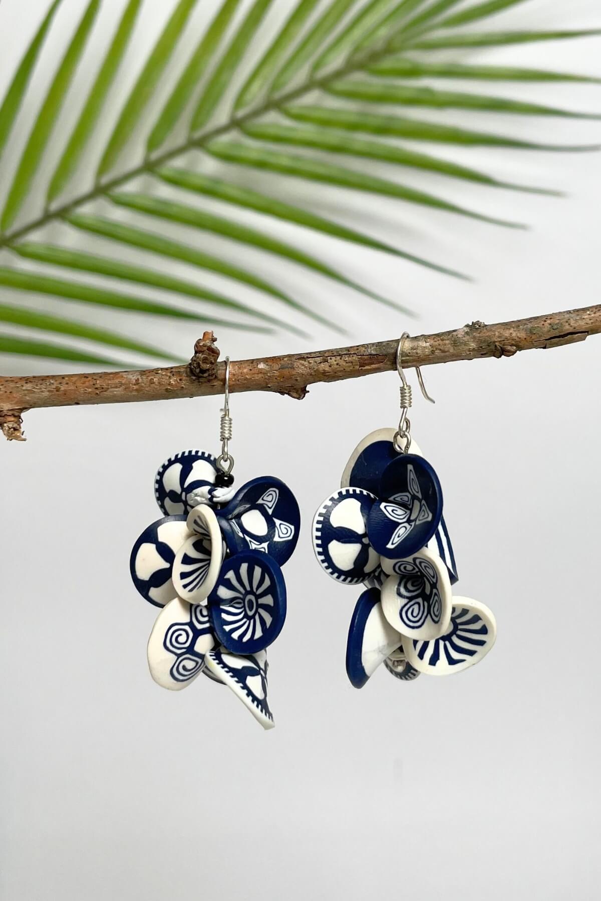 Surya Fairtrade Samunnat Polymer Clay Earrings - ethically made in Nepal