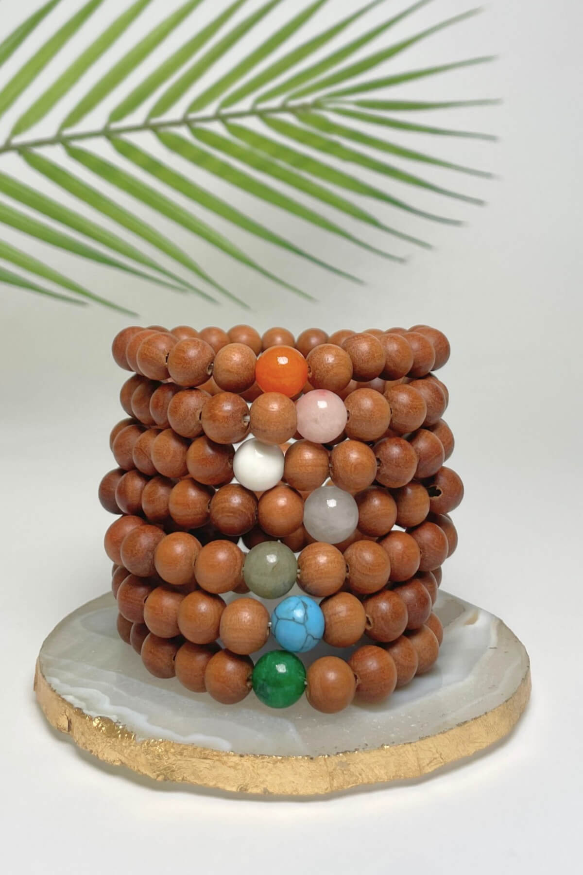 Sandalwood bracelets ethically made in Nepal