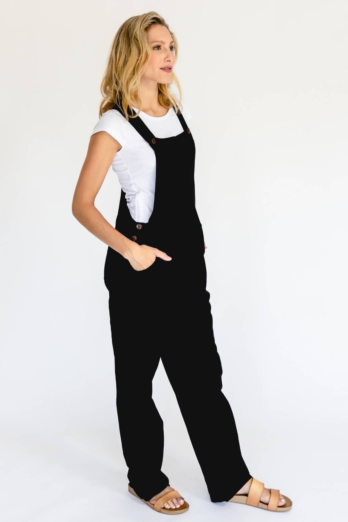 Surya Ethical Cotton Overalls for Women - right side view