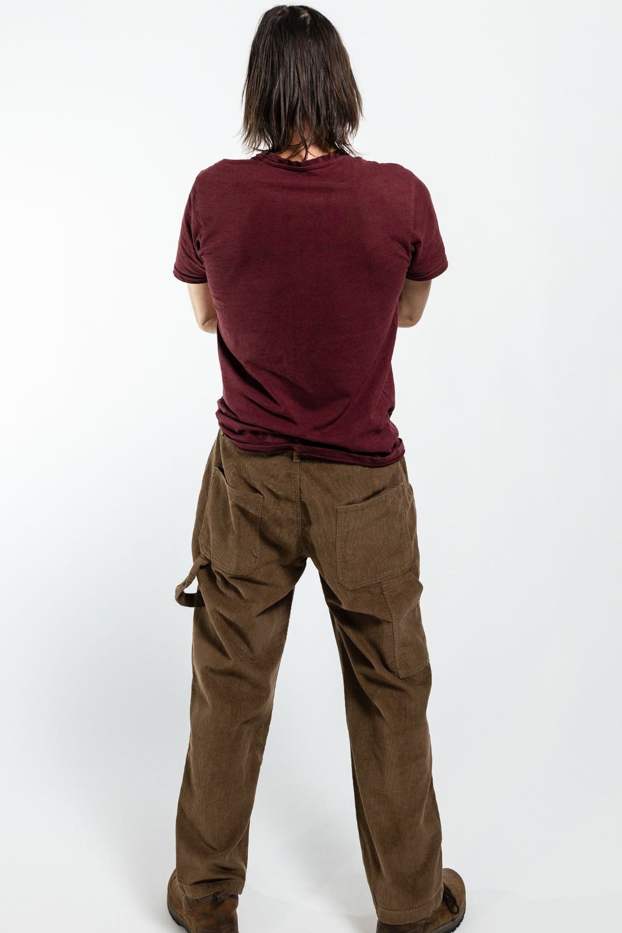 Surya Corduroy Trousers for Men made in Nepal - peanut