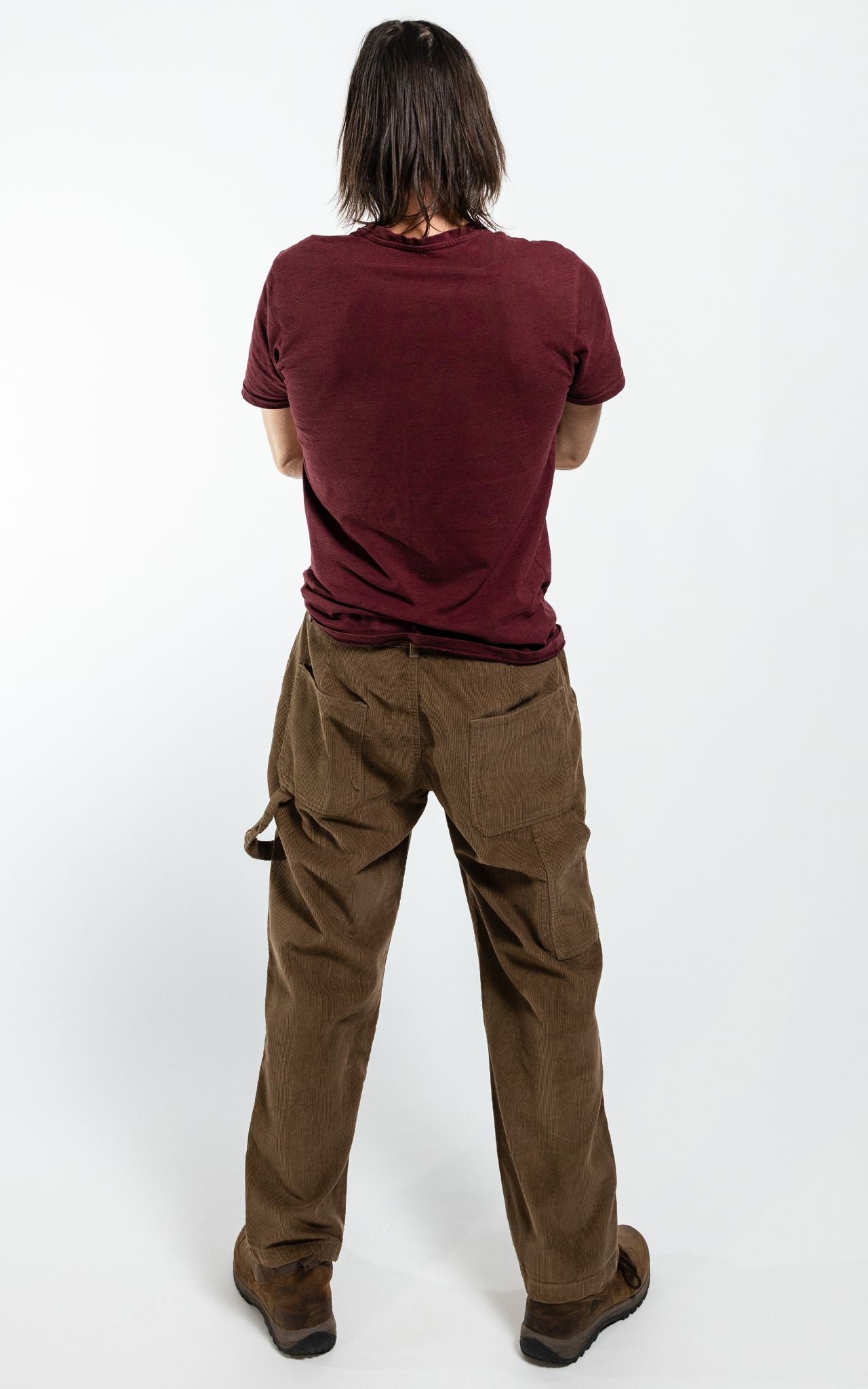 Surya Corduroy Trousers for Men made in Nepal - peanut