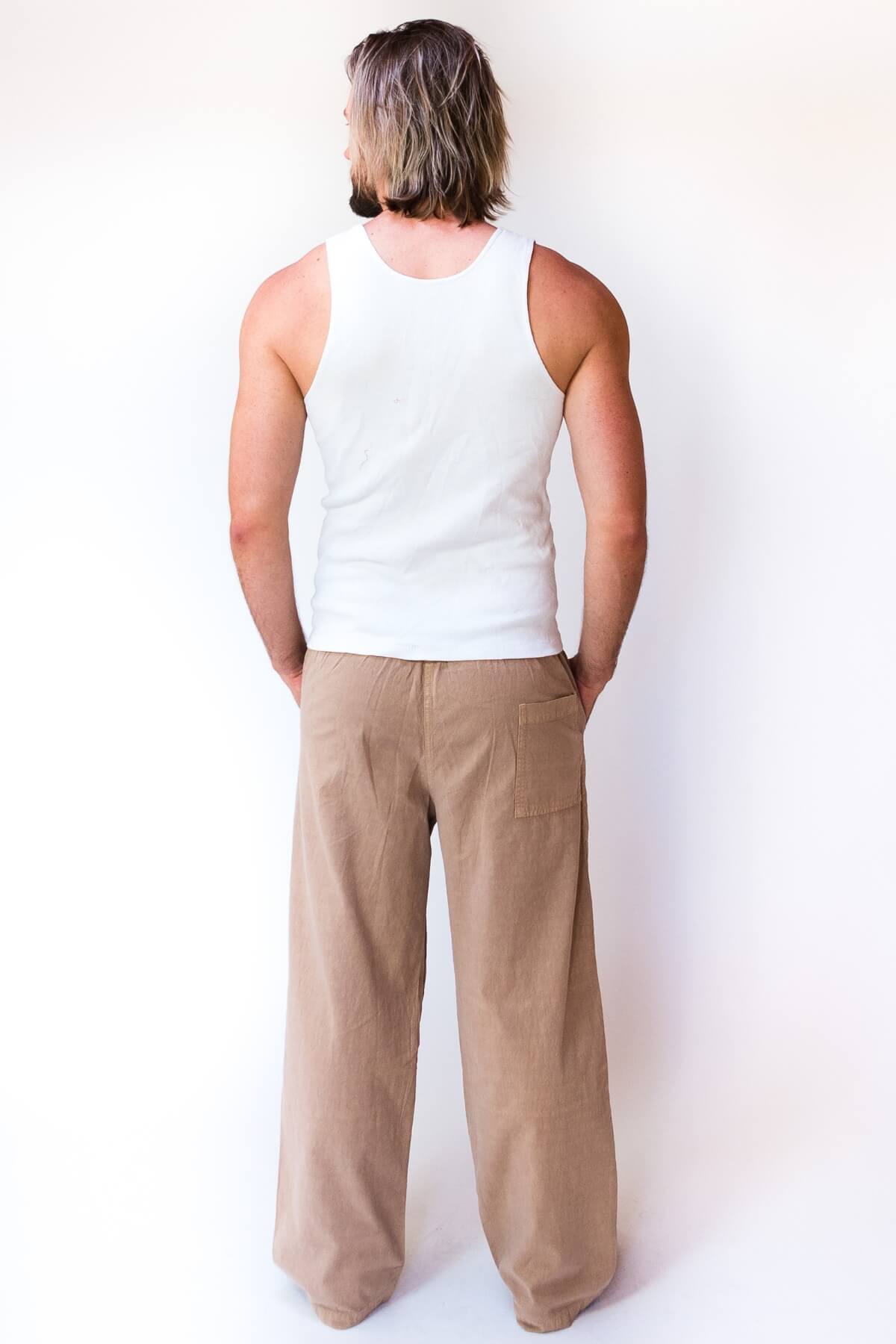 Surya Cotton Everyday Pants for Men - rear view