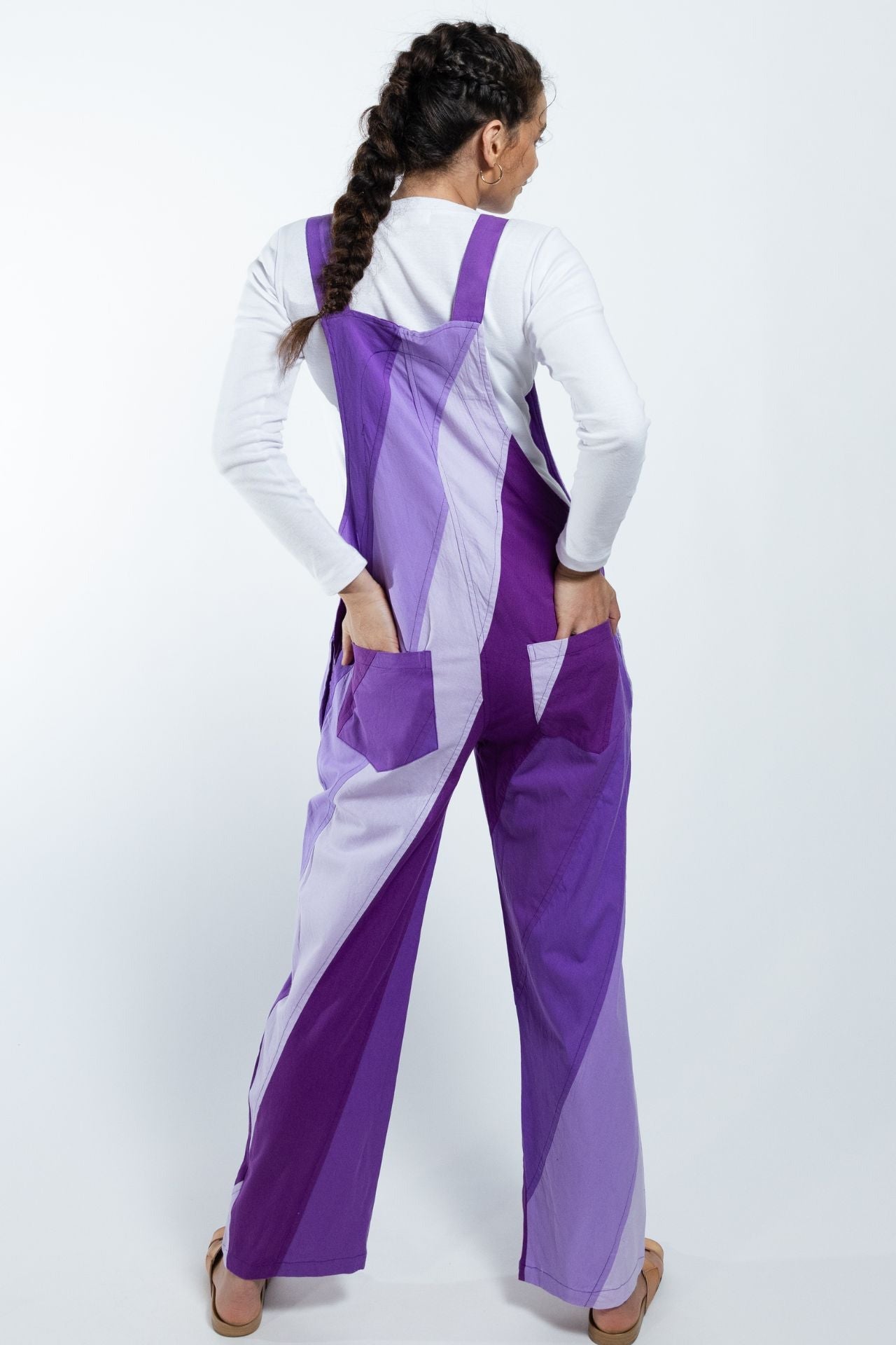 Surya Australia Ethical Cotton Freya Overalls made in Nepal - Purple