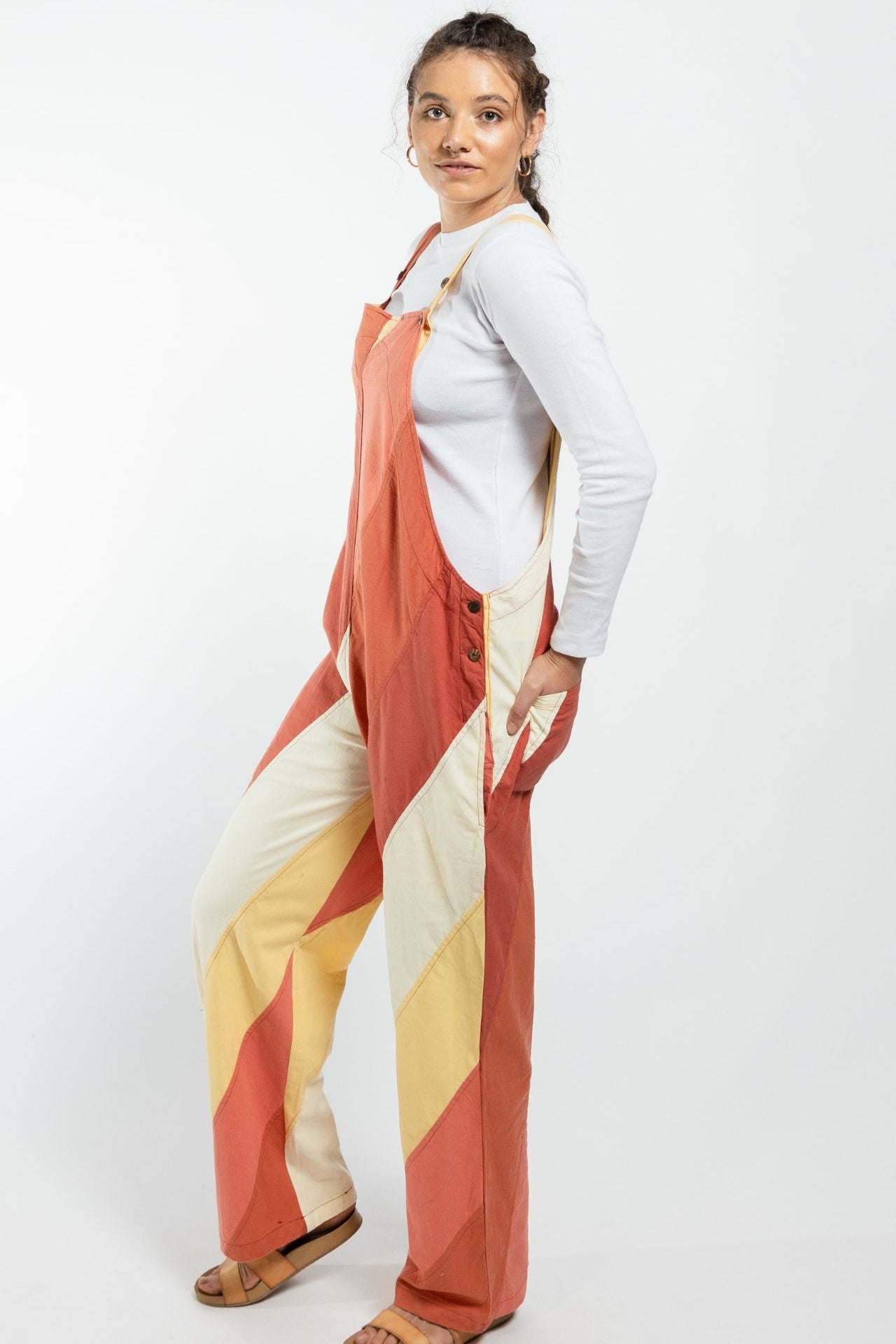 Surya Australia Ethical Cotton Freya Overalls made in Nepal - Orange