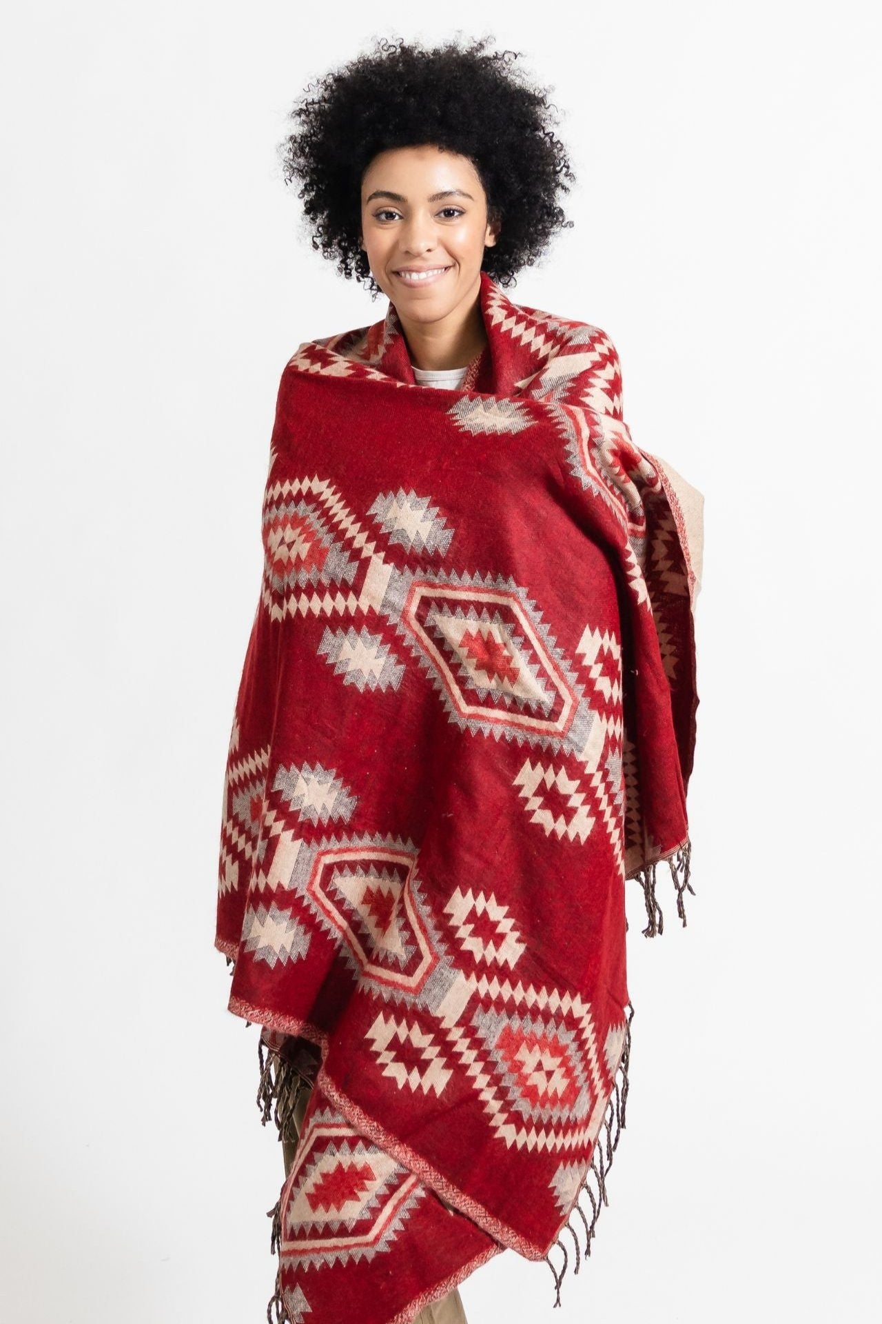 Surya Australia Ethical Nepalese Throw Rugs - Berry