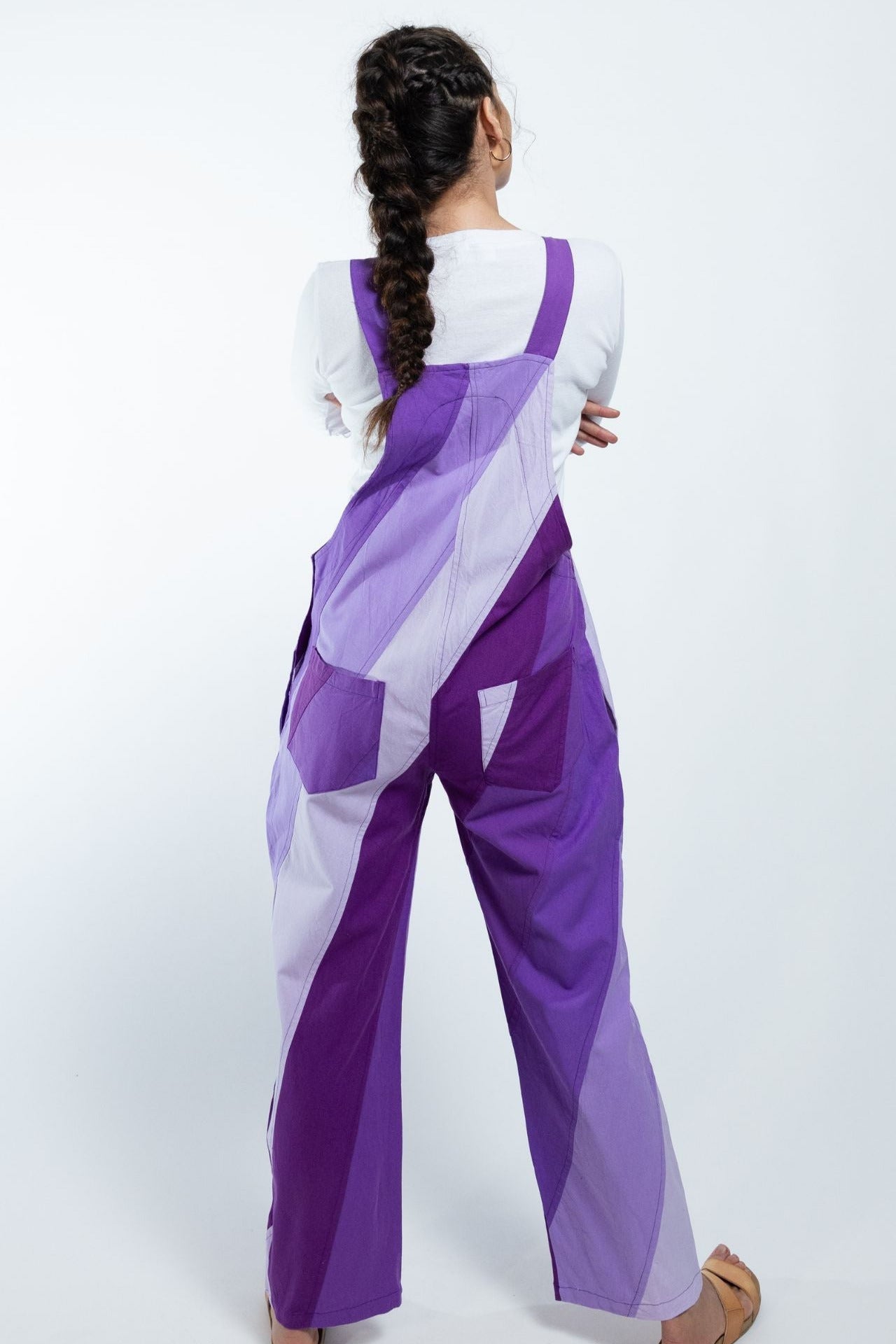 Surya Australia Ethical Cotton Freya Overalls made in Nepal - Purple