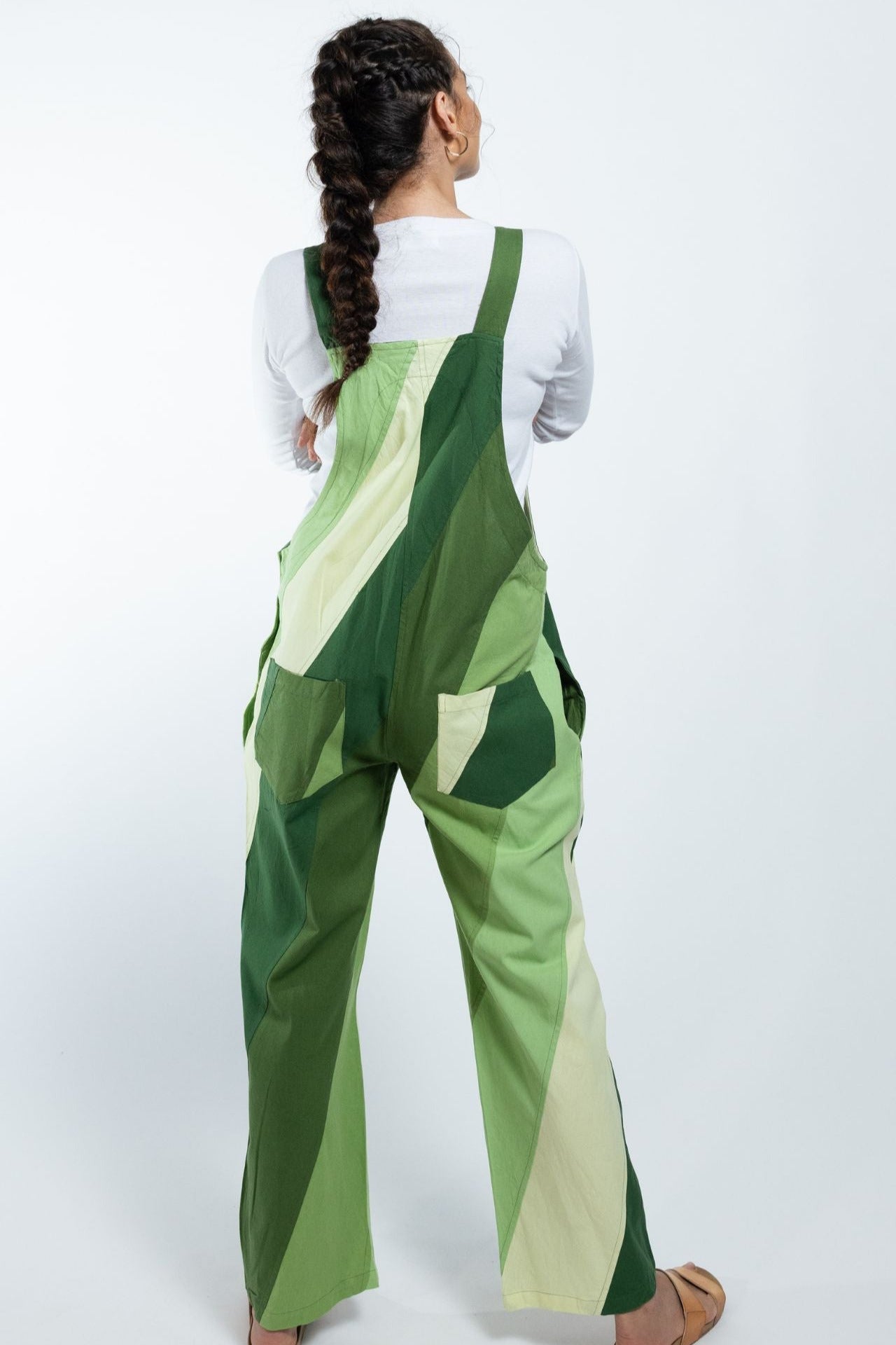 Surya Australia Ethical Cotton Freya Overalls made in Nepal - Green