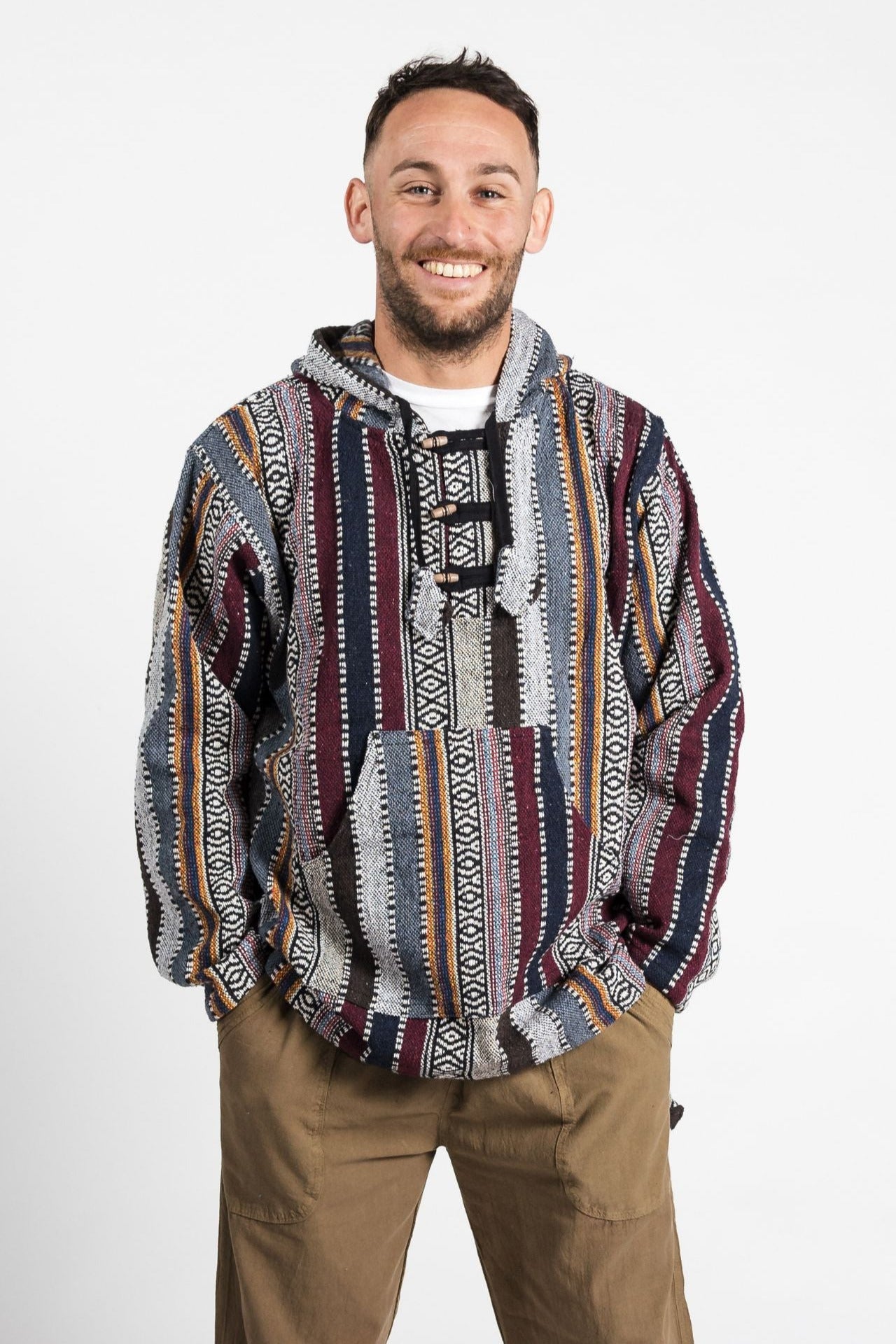 Surya Australia Woven Cotton Hoodie from Nepal