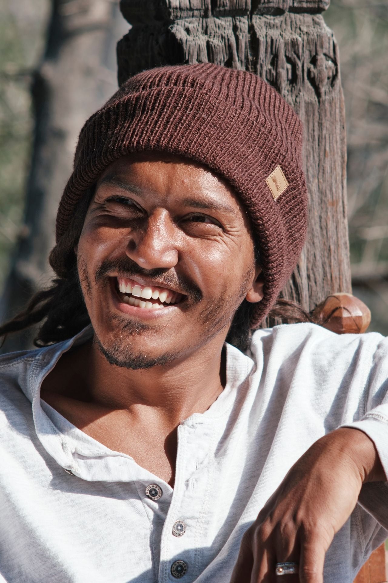 Surya Australia Merino Wool 'Fisherman' Beanie for men made in Nepal