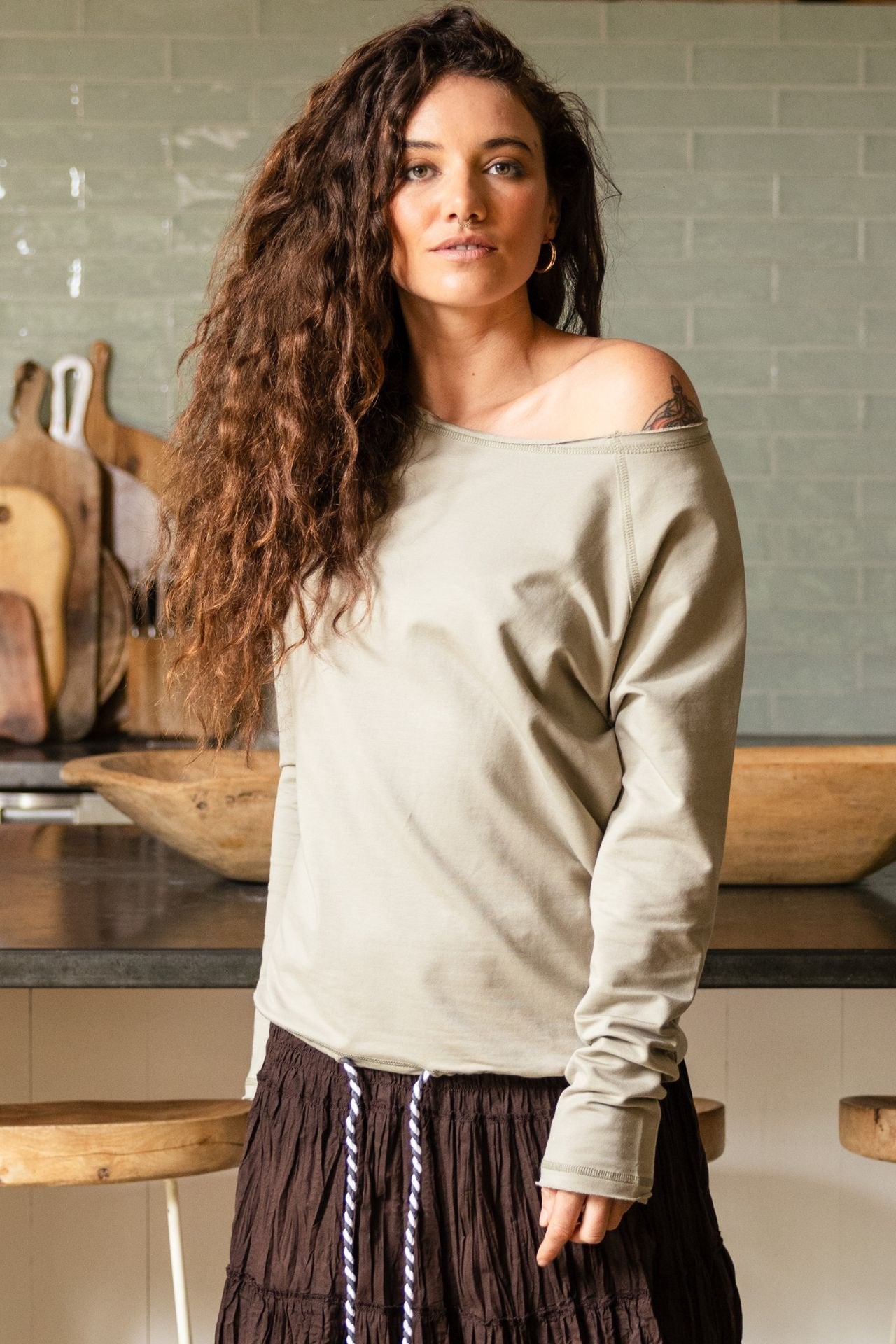 Surya Australia Organic Cotton Oversized Sweater made in Nepal