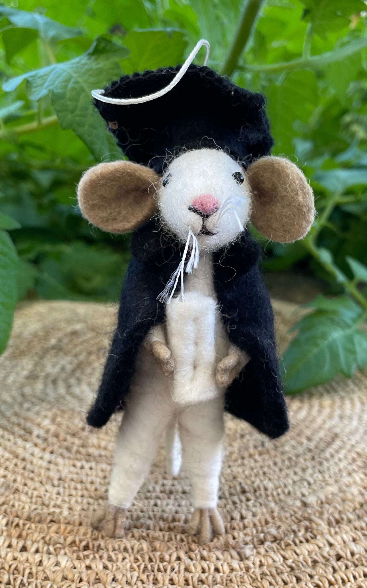 Surya Australia Ethical Wool Felt Mouse Toys made in Nepal - Professor