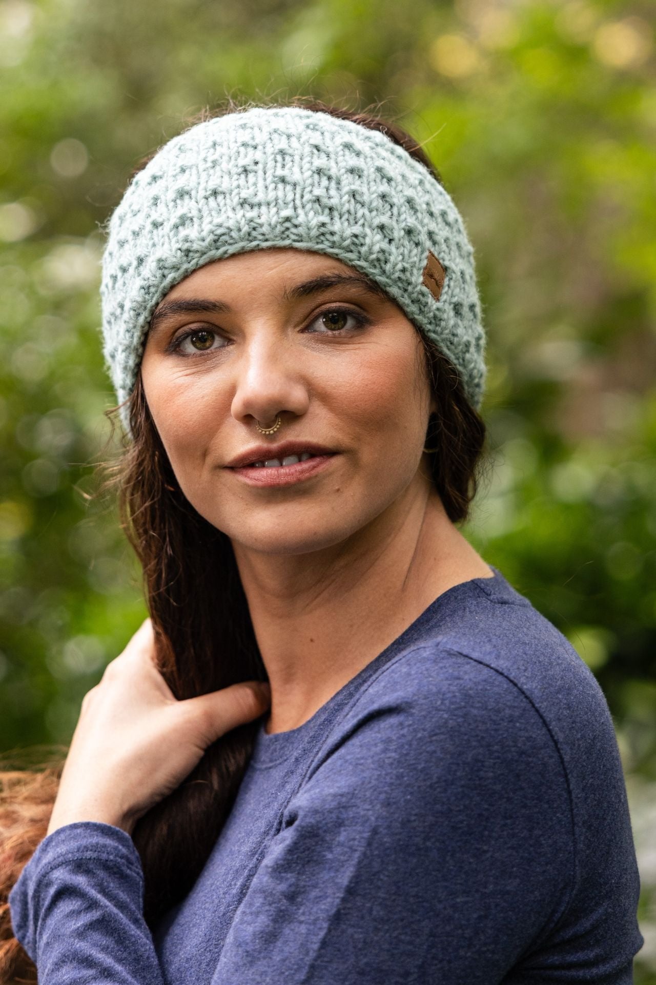 Surya Australia Ethical Wool Headbands from Nepal - Light Grey