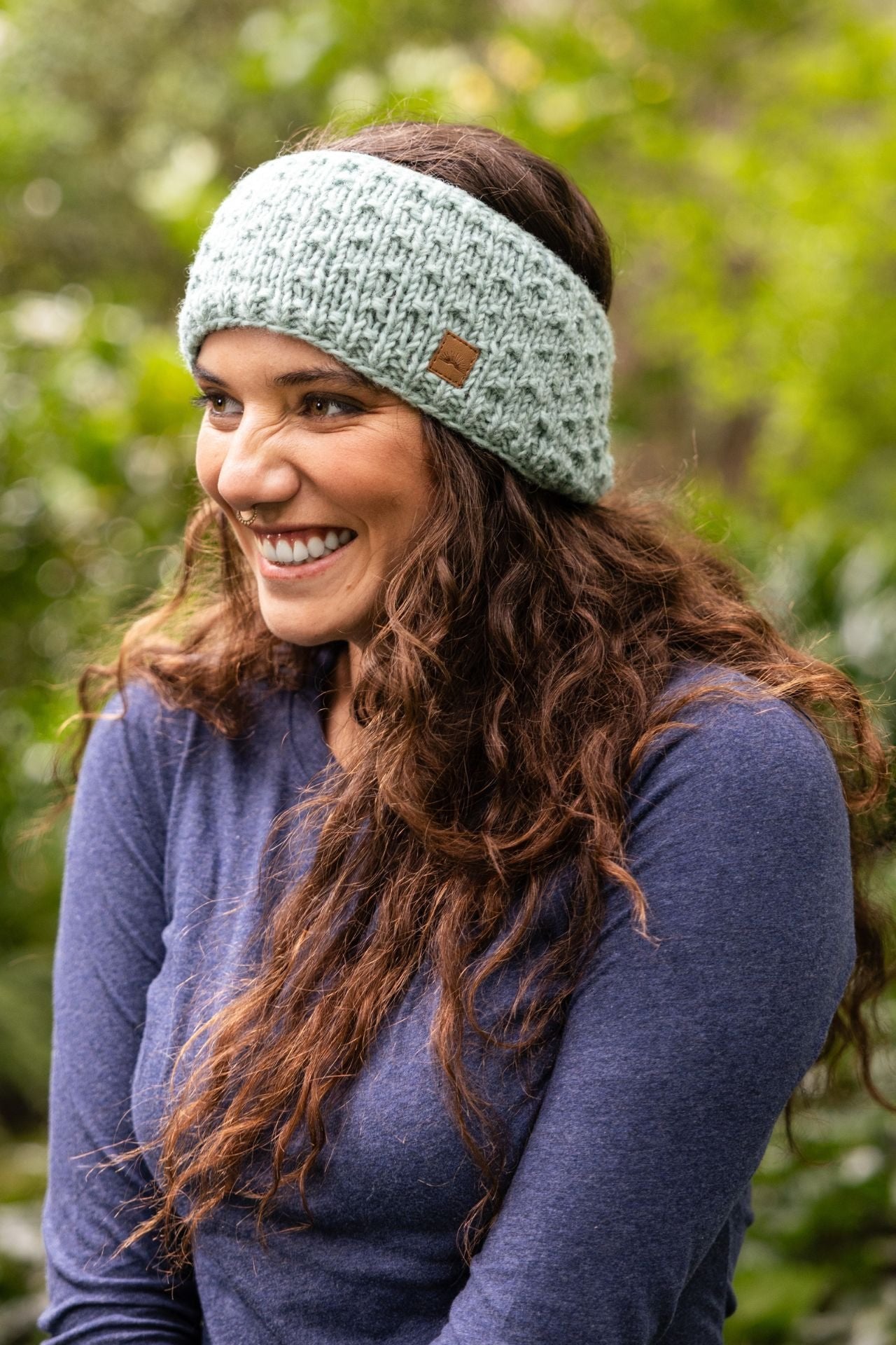 Surya Australia Ethical Wool Headbands from Nepal - Light Grey