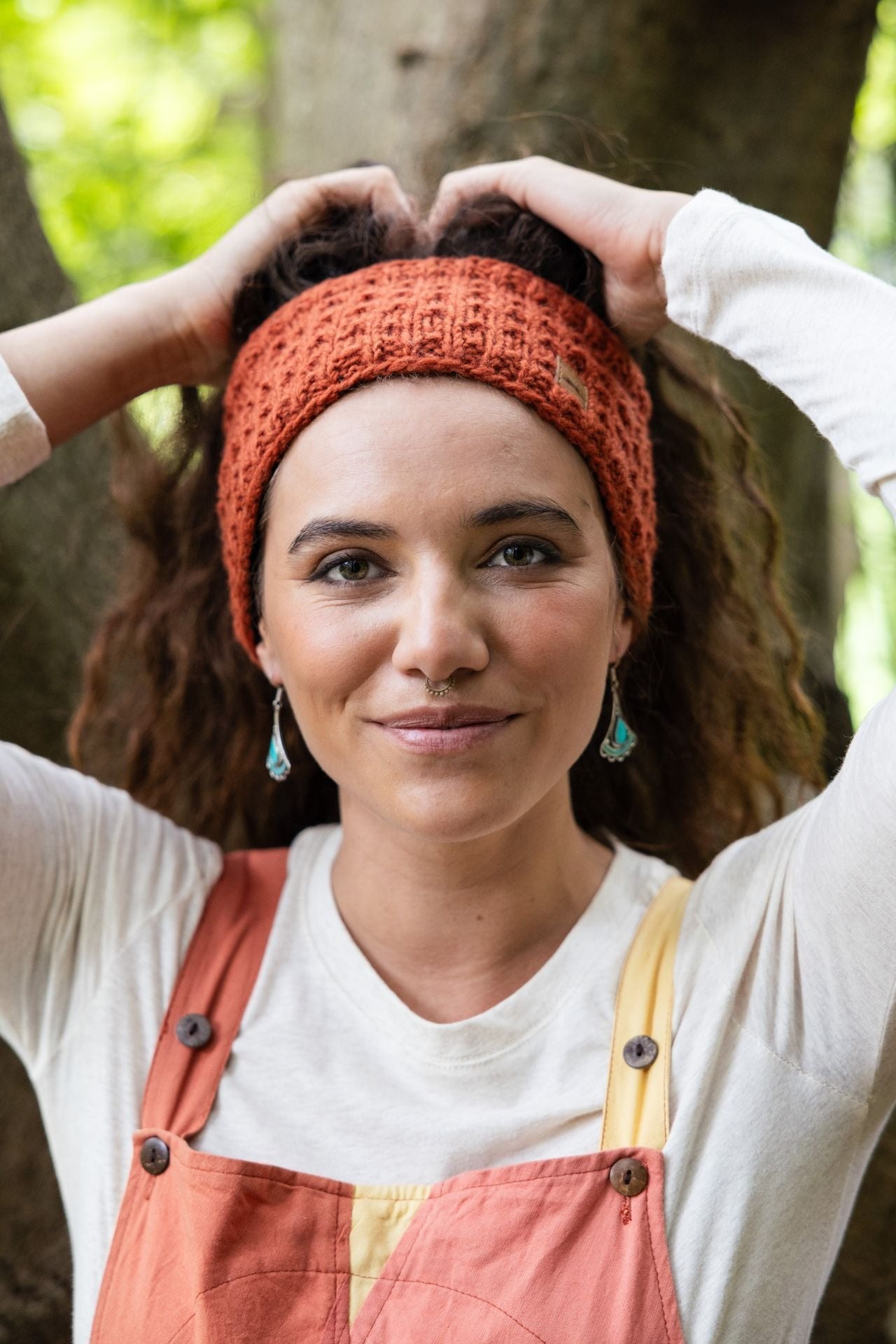 Surya Australia Ethical Wool Headbands from Nepal - Burnt Orange