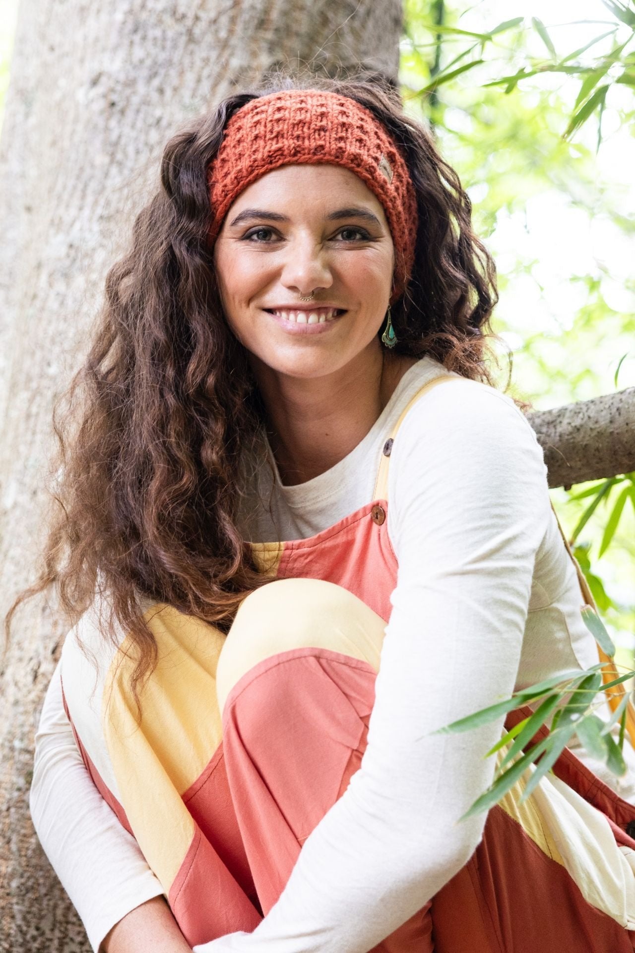 Surya Australia Ethical Wool Headbands from Nepal - Burnt Orange