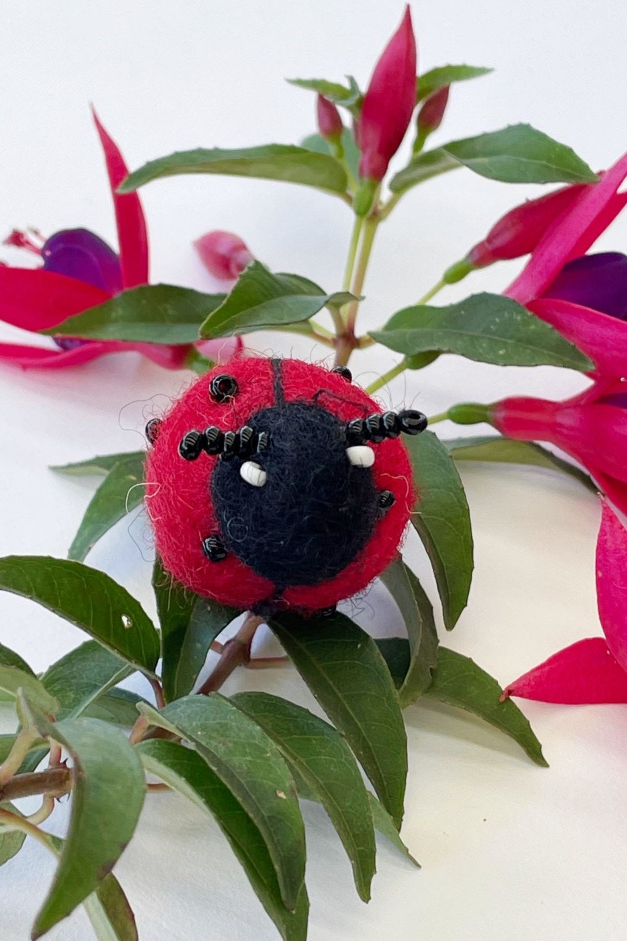 Surya Australia Ethical Felt Ladybeetles made in Nepal