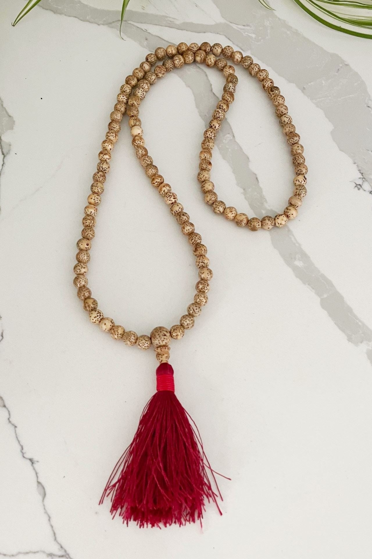 Surya Australia Authentic Lotus Seed Prayer Mala from Nepal