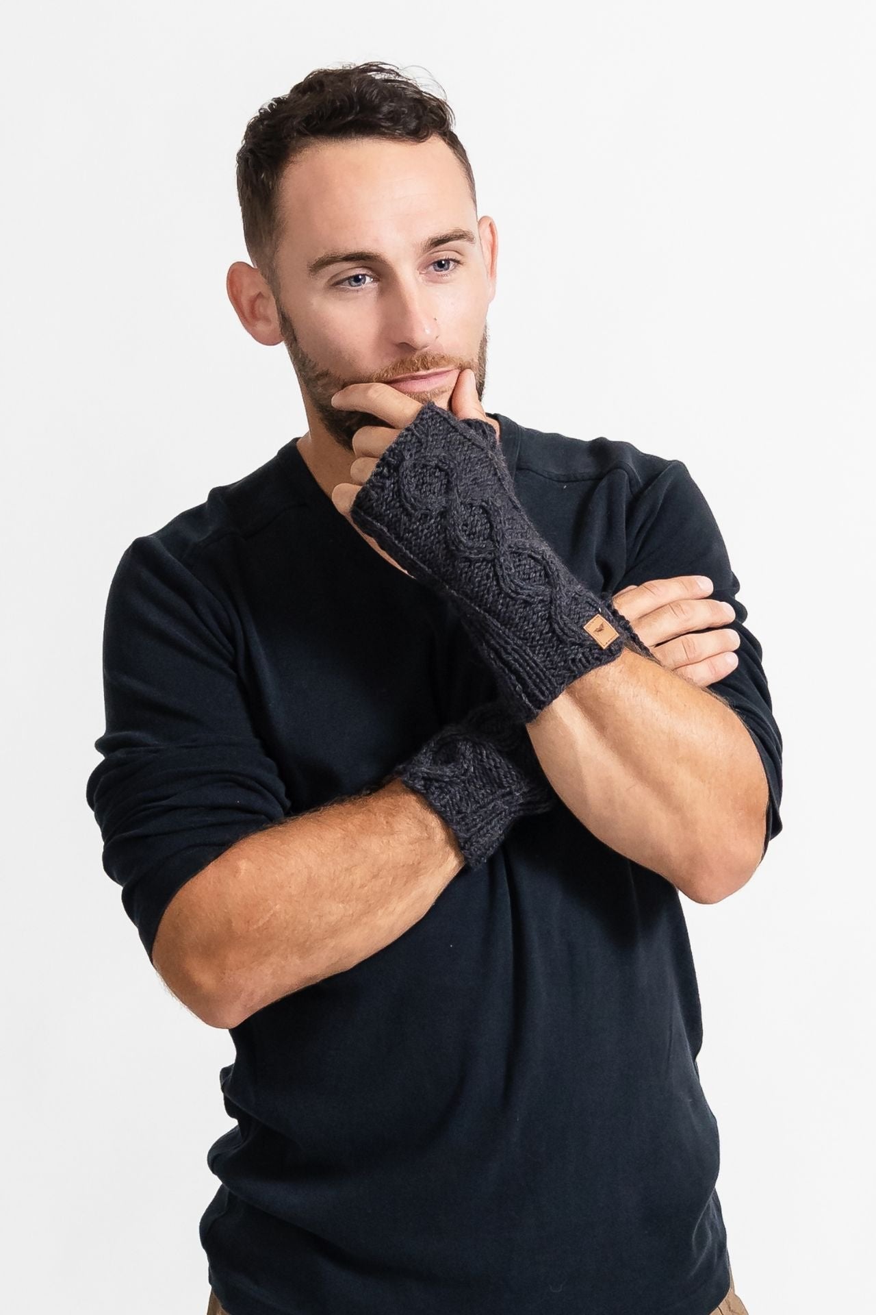 Surya Australia merino wool hand warmers for men from Nepal