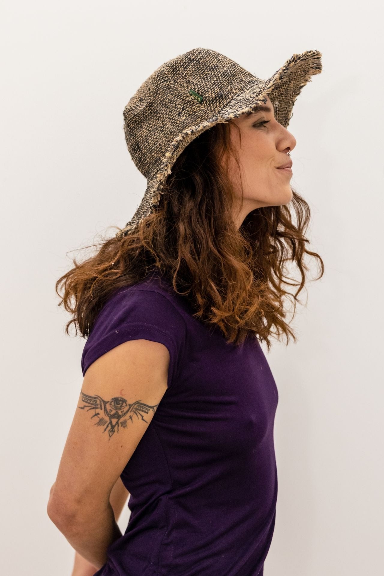 Surya Australia Hemp Hat from Nepal - Black