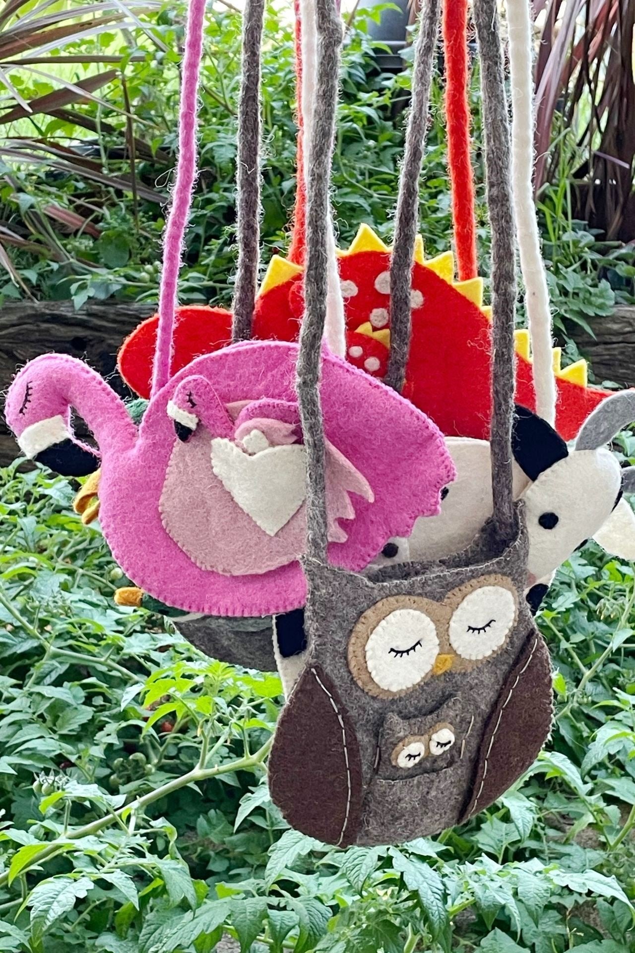 Surya Australia Felt Animal Bags from Nepal