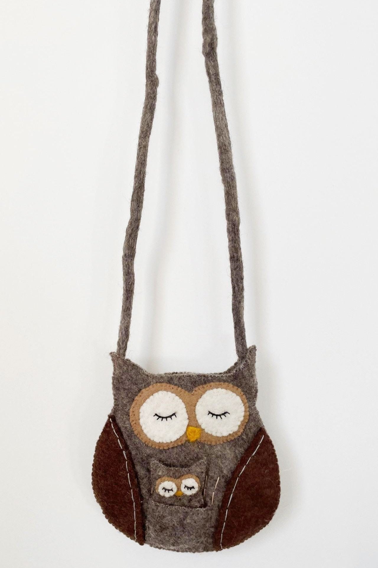 Surya Australia Felt 'Owl' Animal Bags from Nepal