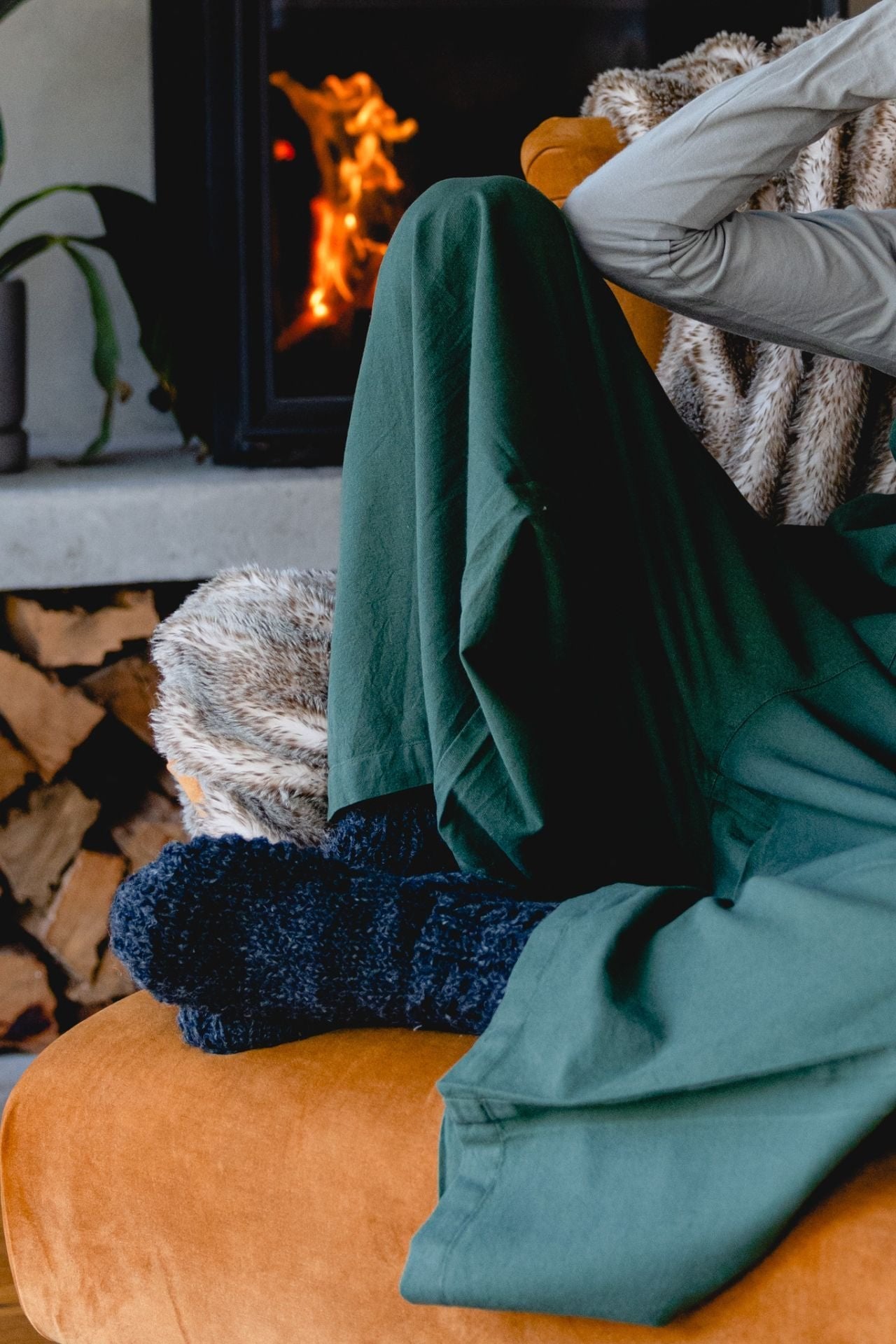 Surya Australia Ethical Wool Socks made in Nepal - Charcoal