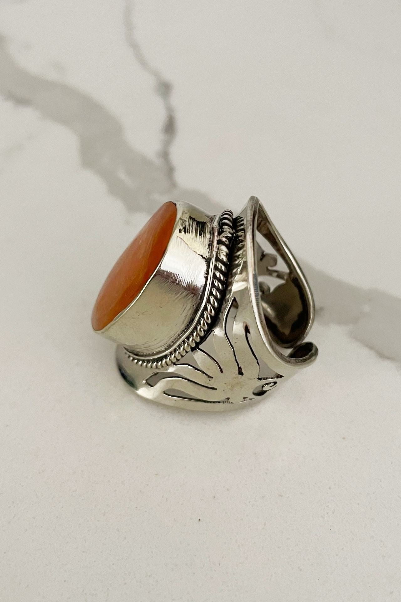 Surya Australia Ethically made Tibetan Rings made in Nepal - Round