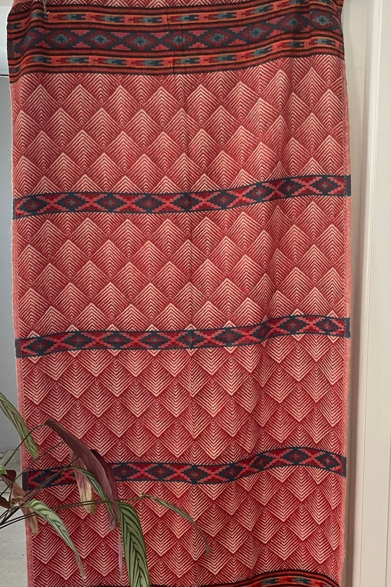 Surya Australia Ethical Tibetan Throw Rugs made in Nepal - Rust